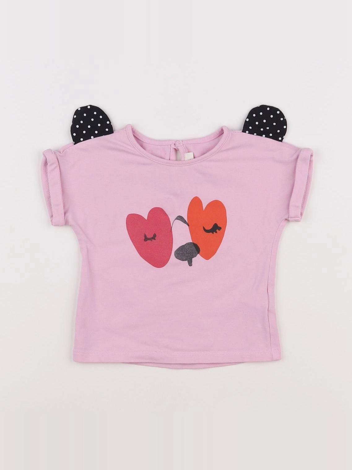 Catimini - tee-shirt rose - 12 mois