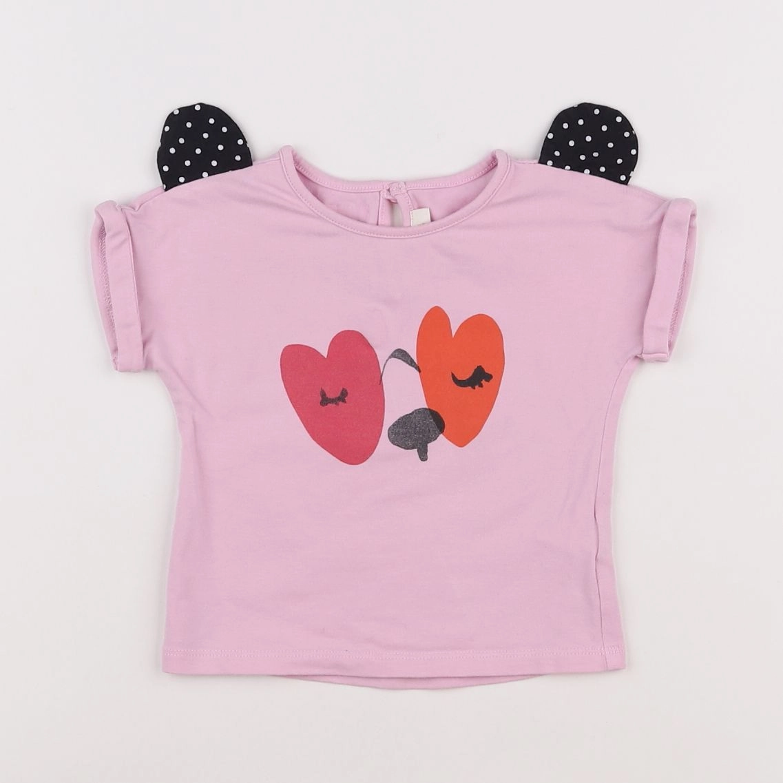 Catimini - tee-shirt rose - 12 mois
