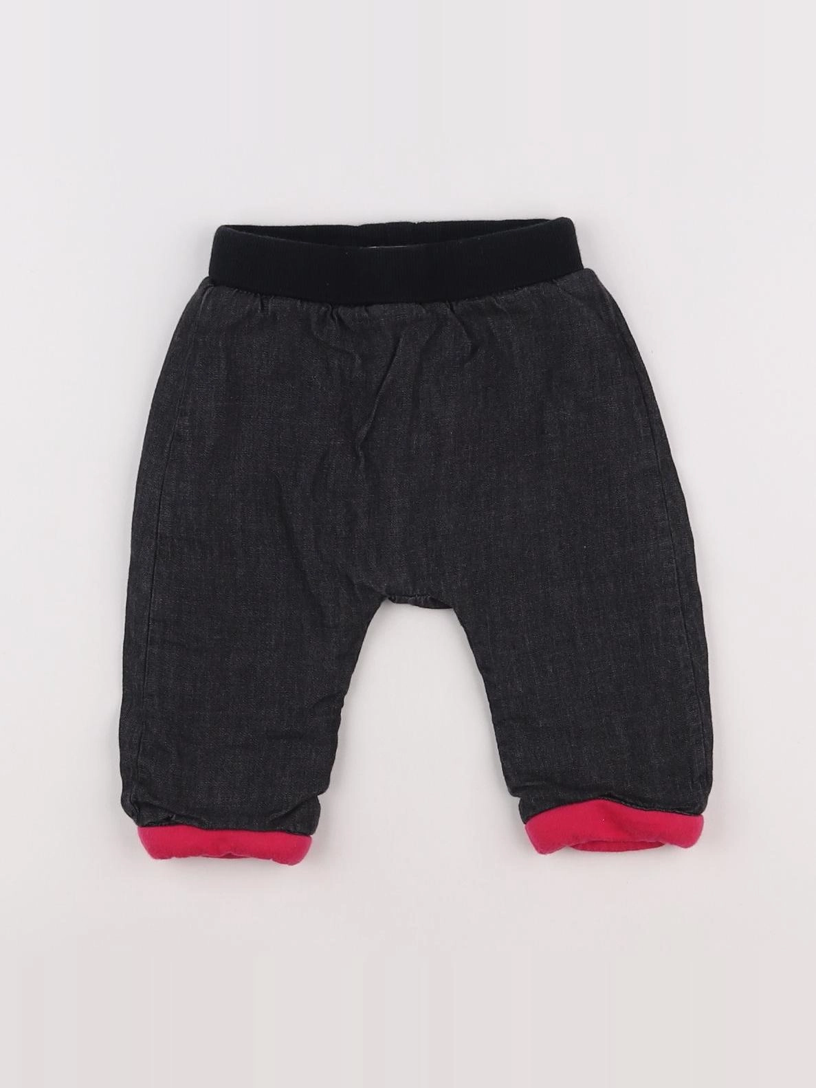 Catimini - sarouel rose, gris - 9 mois
