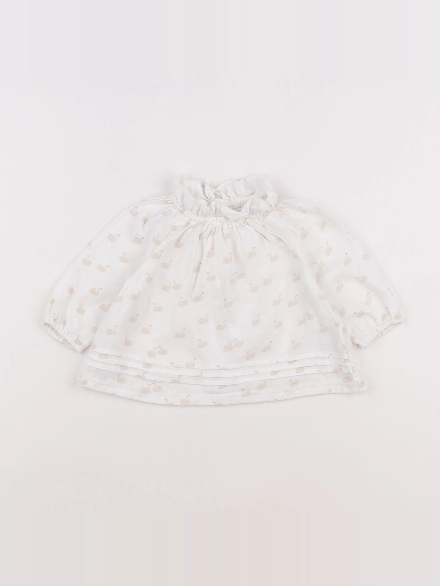 Boutchou - blouse blanc - 3 mois