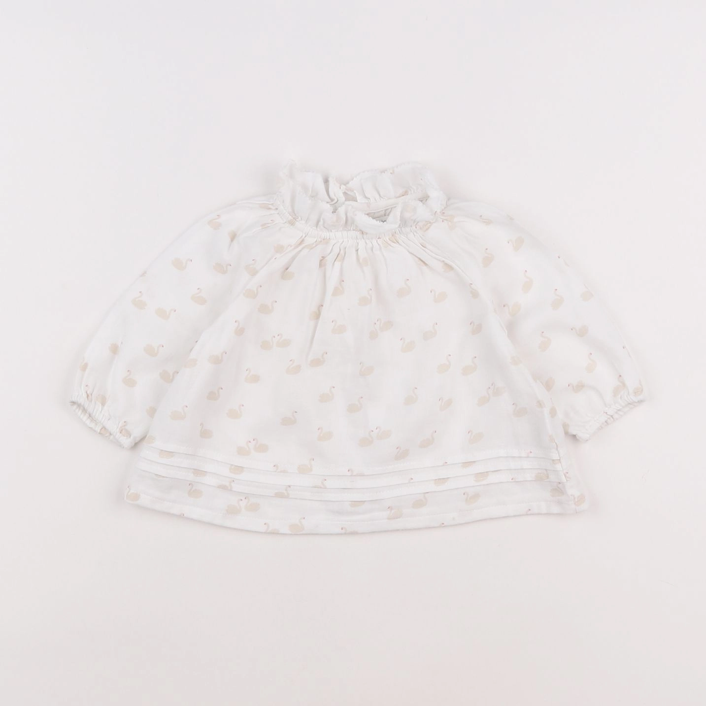Boutchou - blouse blanc - 3 mois