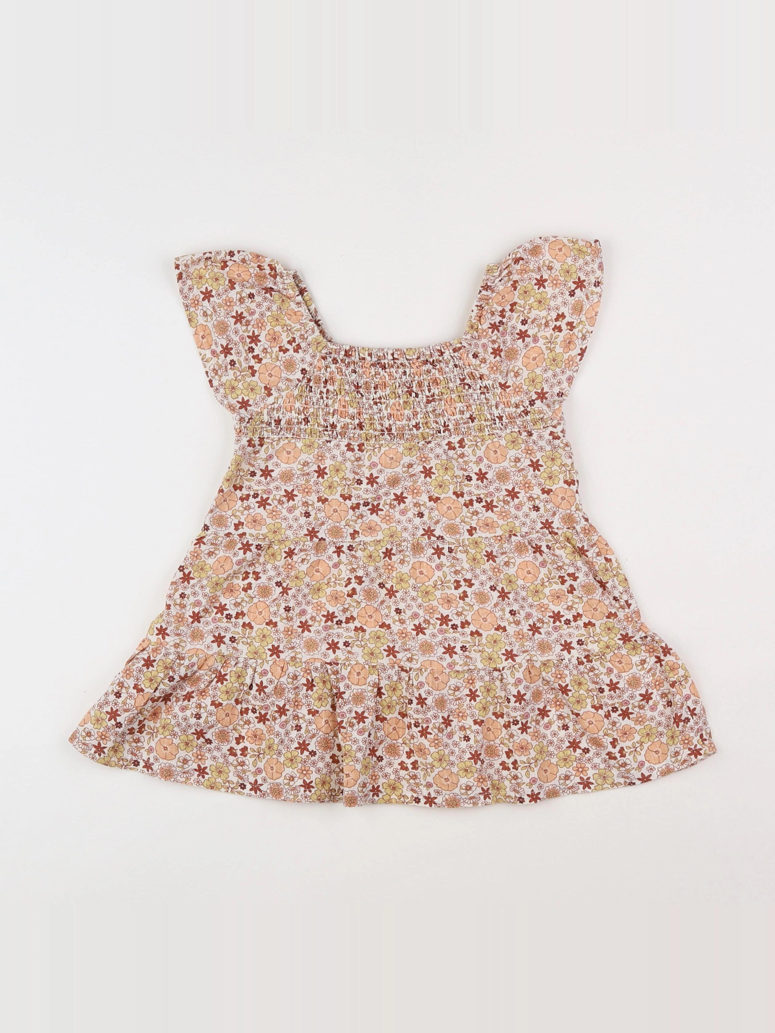 Vertbaudet - robe multicolore - 2 ans