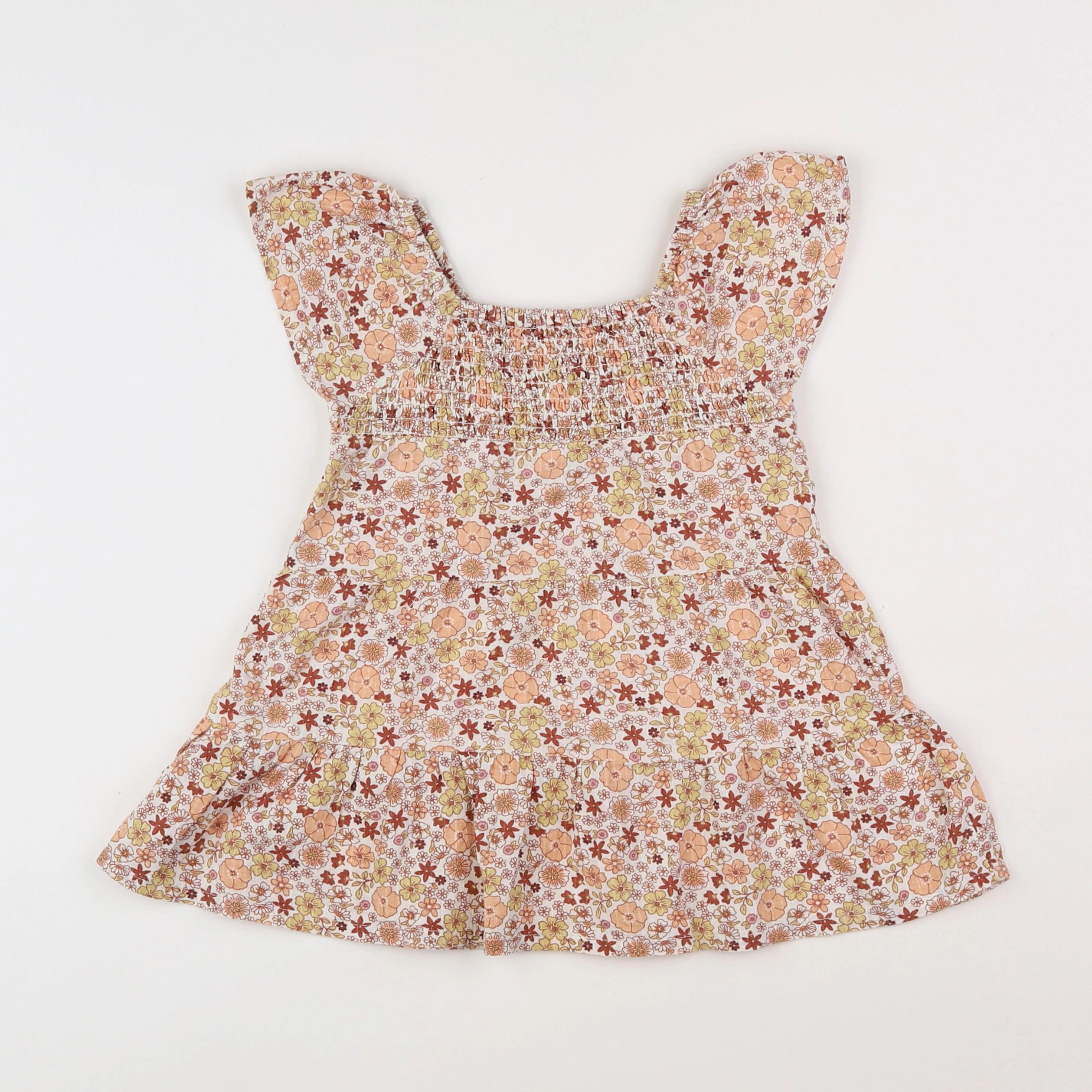 Vertbaudet - robe multicolore - 2 ans