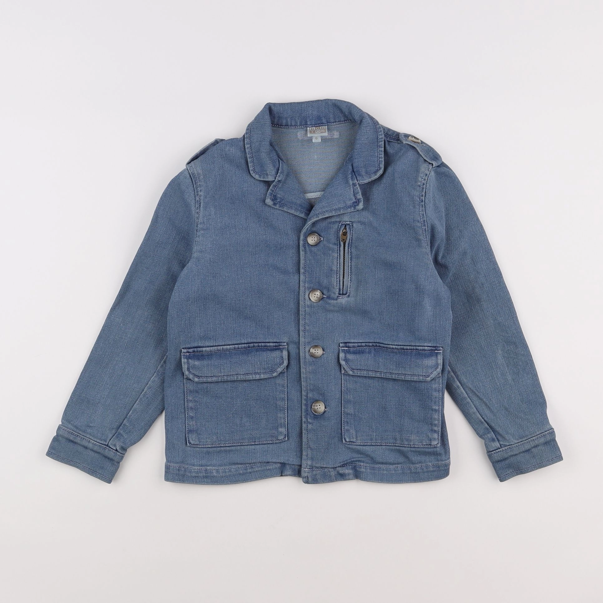 Bonton - veste bleu - 6 ans