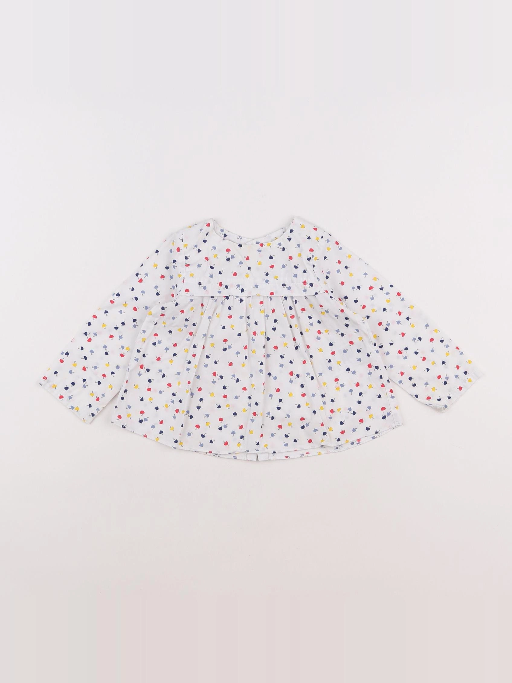 Jacadi - blouse multicolore - 12 mois