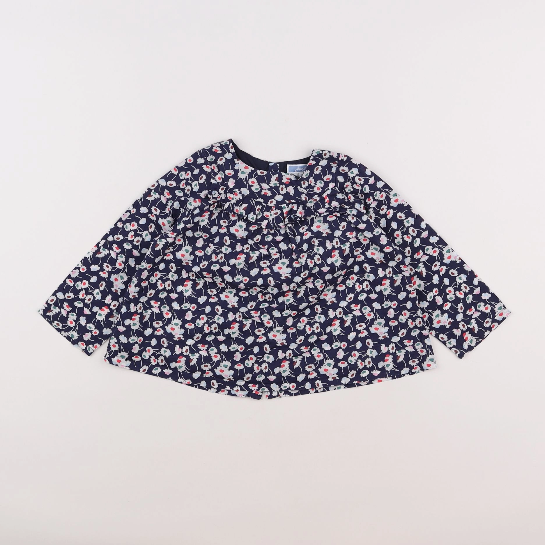 Jacadi - blouse bleu - 18 mois