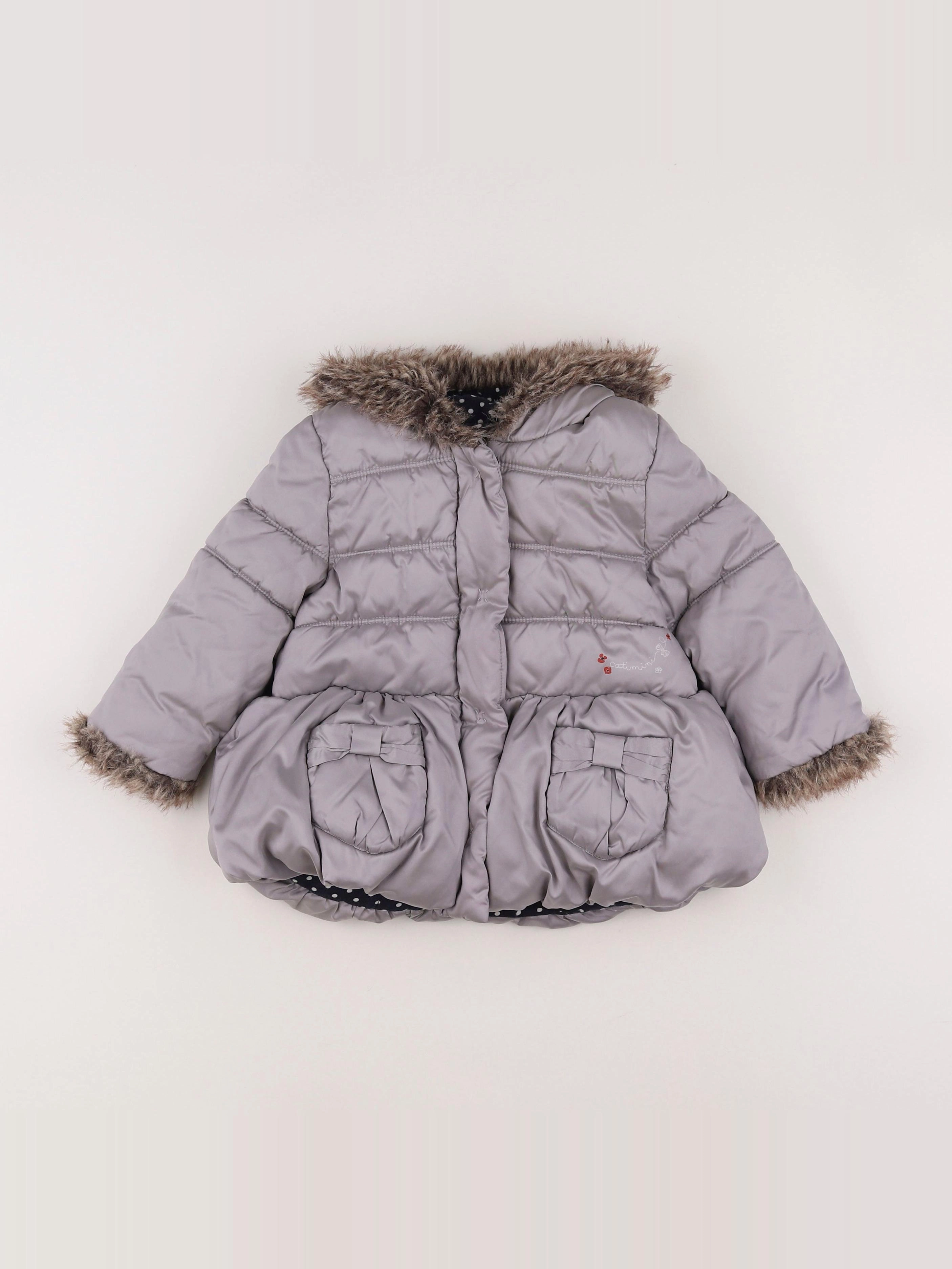 Catimini - doudoune gris - 18 mois