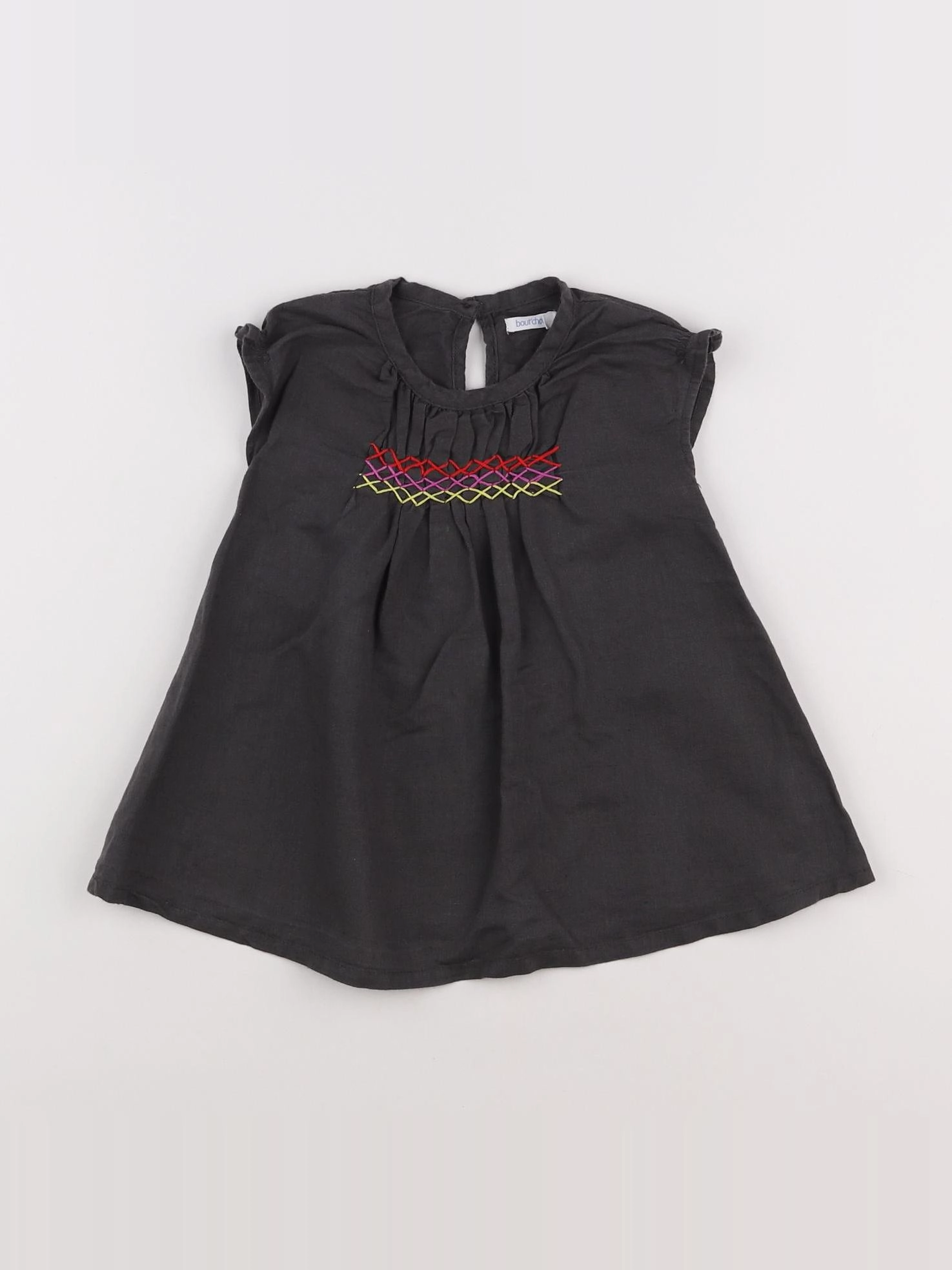 Boutchou - robe gris - 9 mois