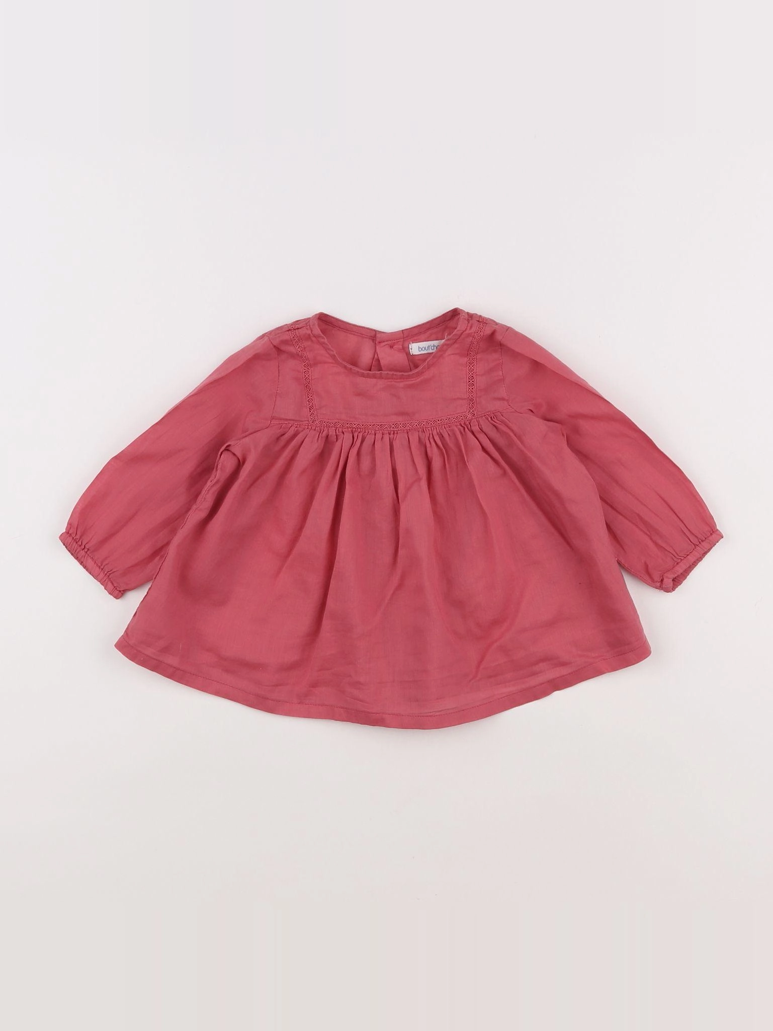 Boutchou - blouse rose - 9 mois