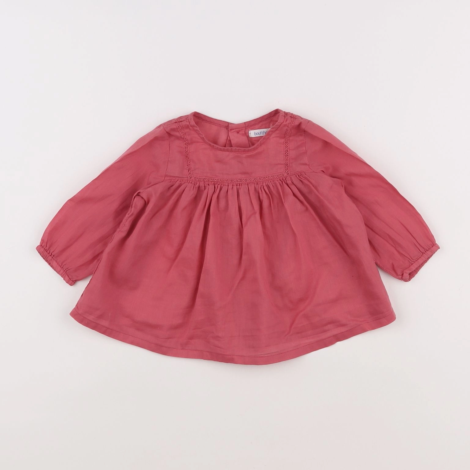 Boutchou - blouse rose - 9 mois