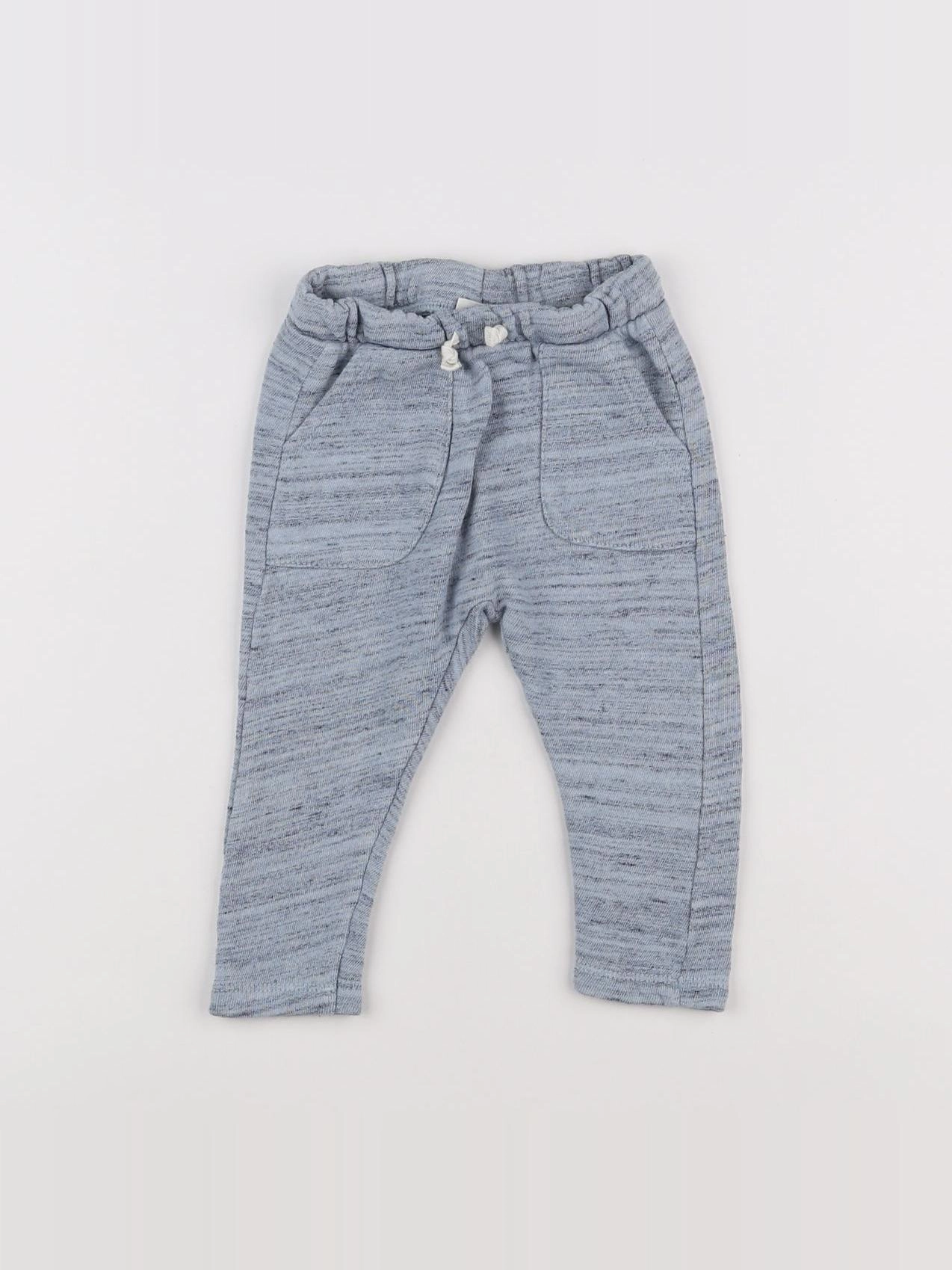 Zara - jogging bleu - 3/6 mois