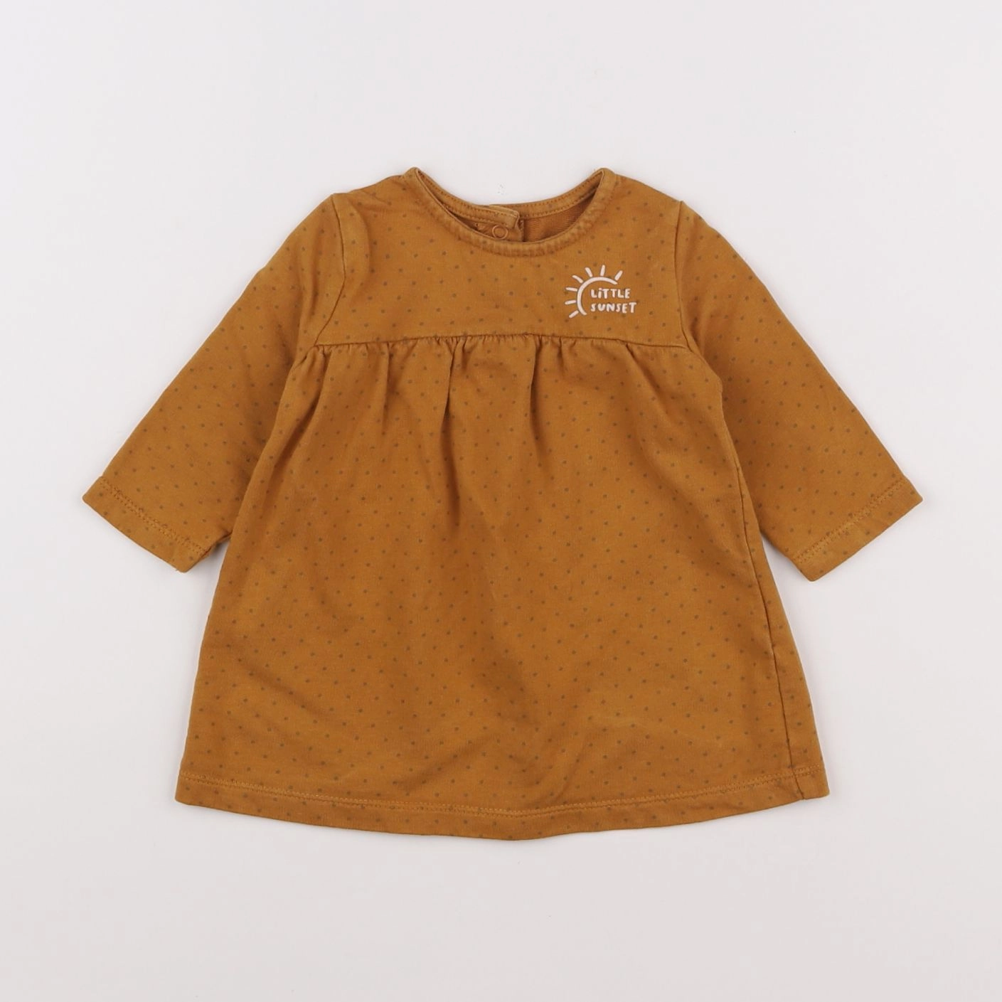 Vertbaudet - robe marron - 6 mois