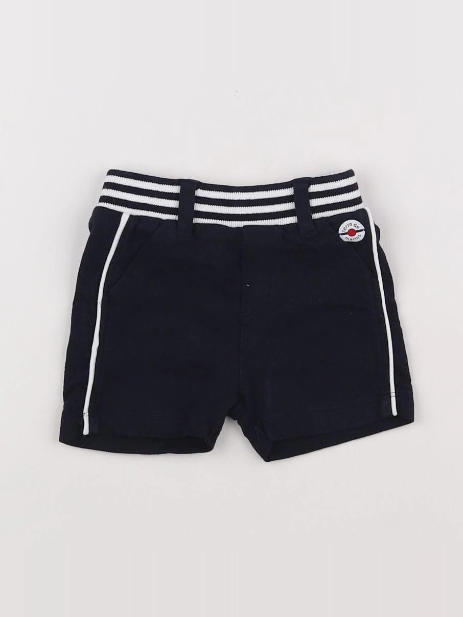 Terre de marins - short noir - 6 mois