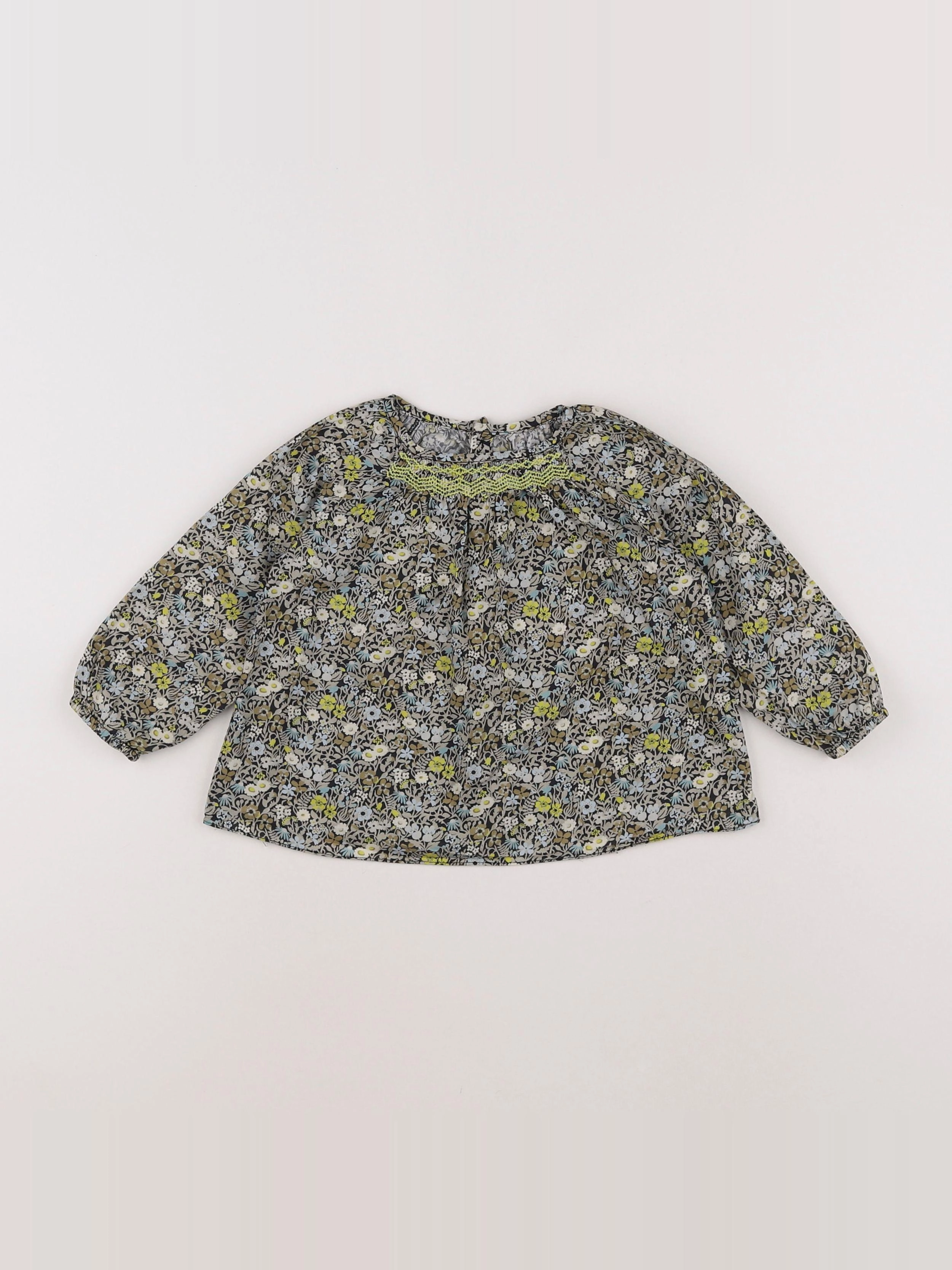 Jacadi - blouse multicolore - 12 mois