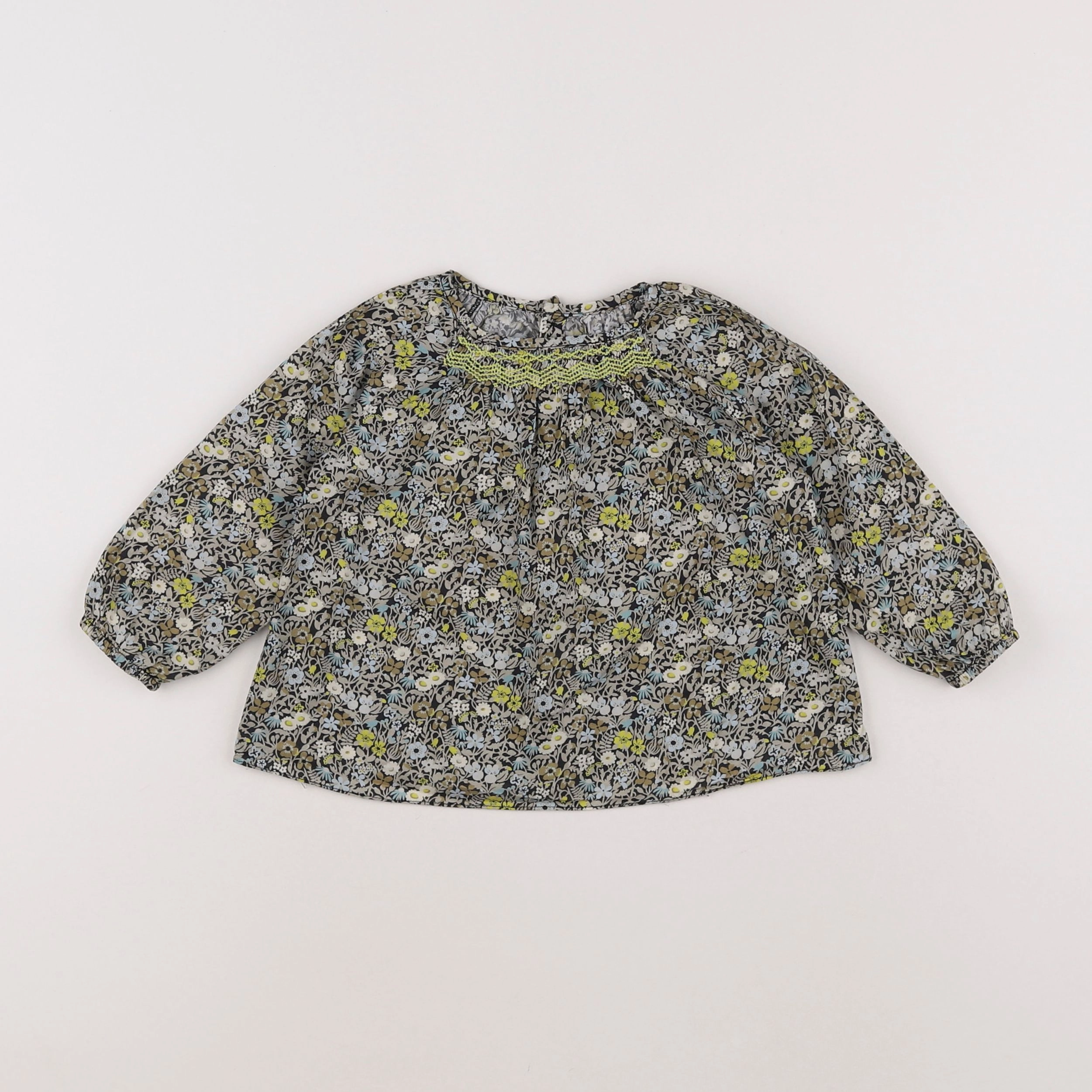 Jacadi - blouse multicolore - 12 mois