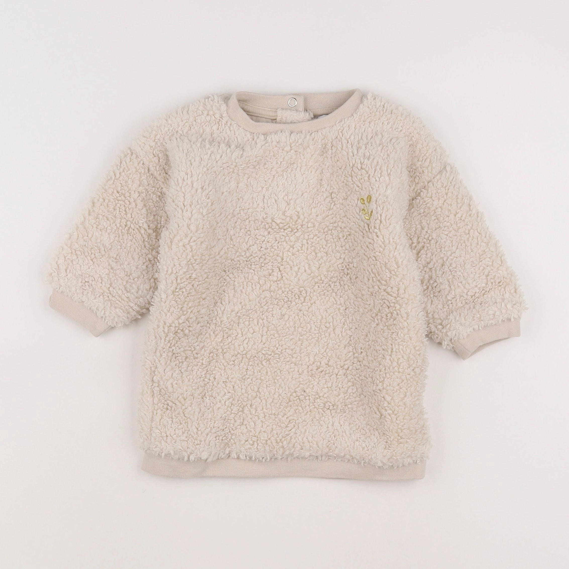 Vertbaudet - robe beige - 12 mois