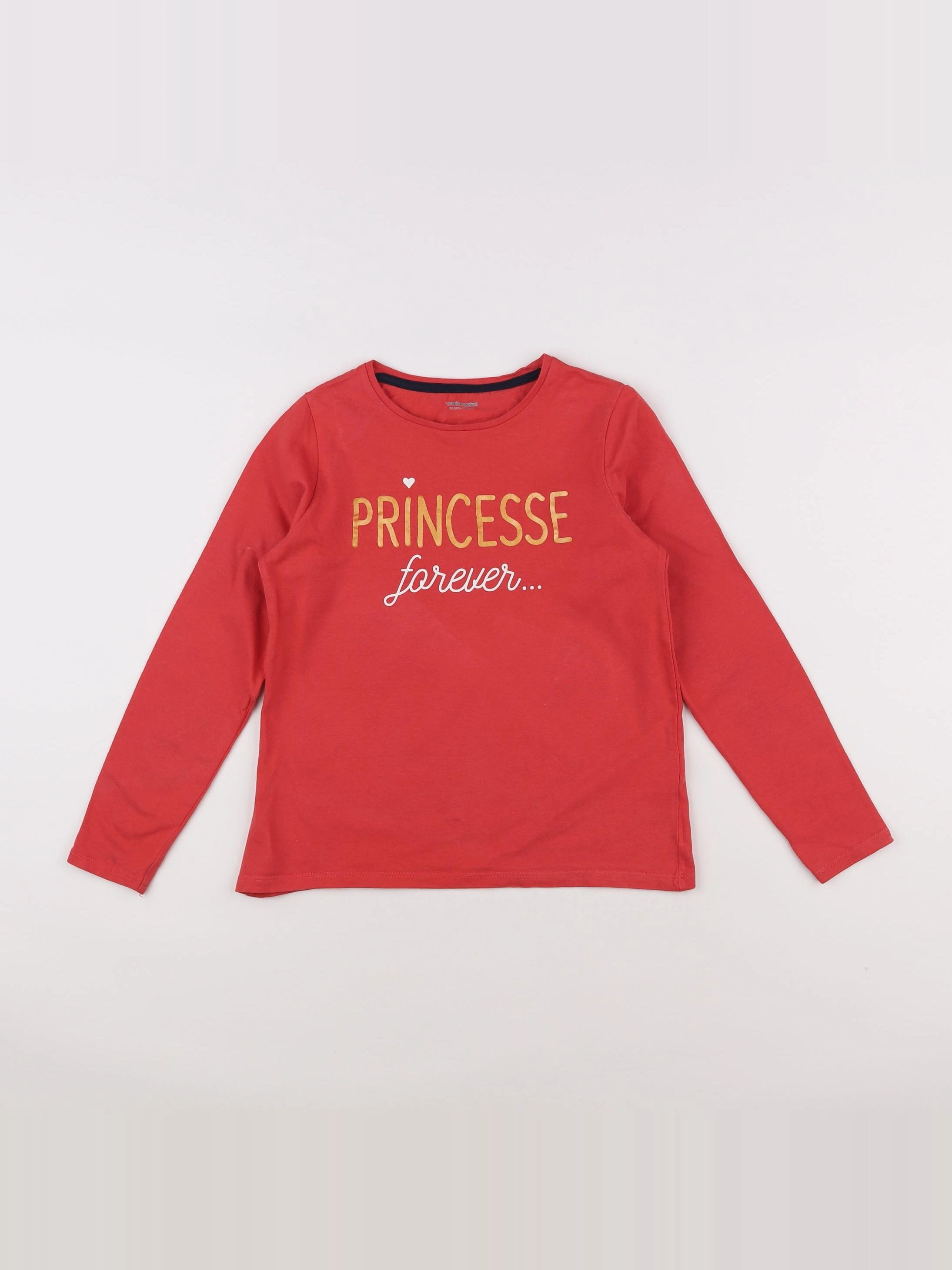Vertbaudet - tee-shirt orange - 10 ans