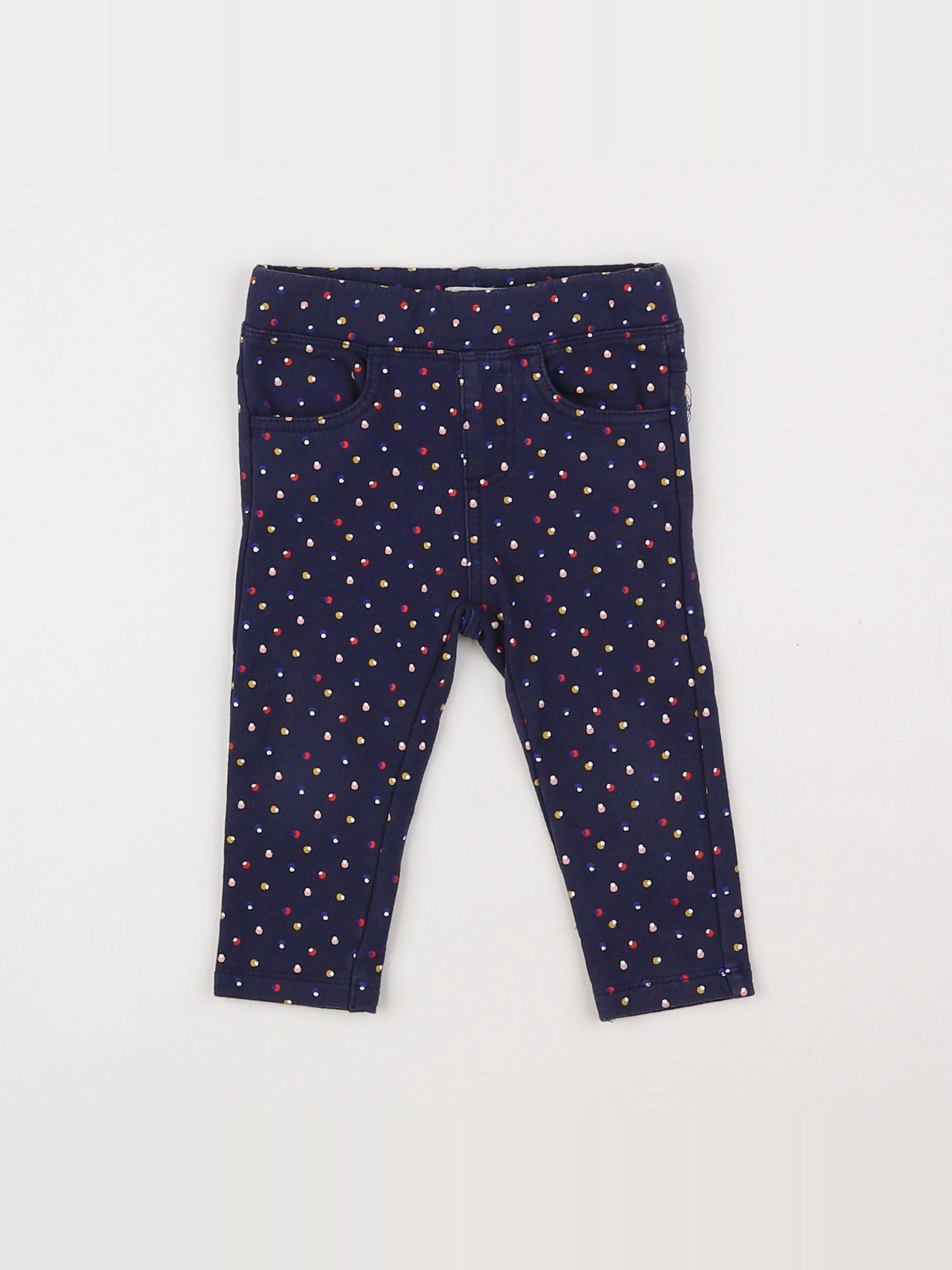 Boutchou - pantalon bleu - 6 mois