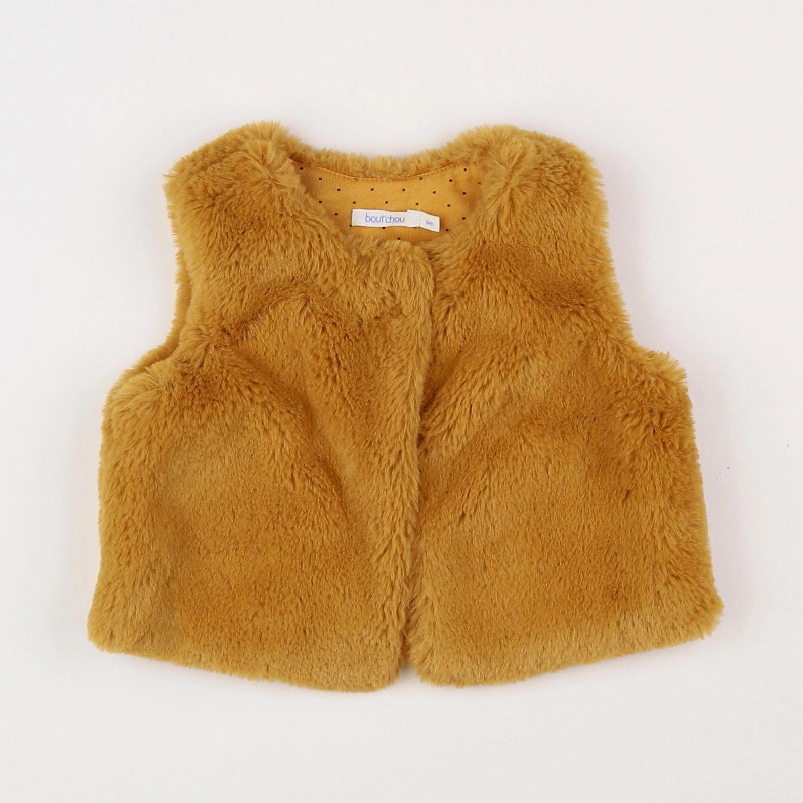 Boutchou - gilet jaune - 6 mois