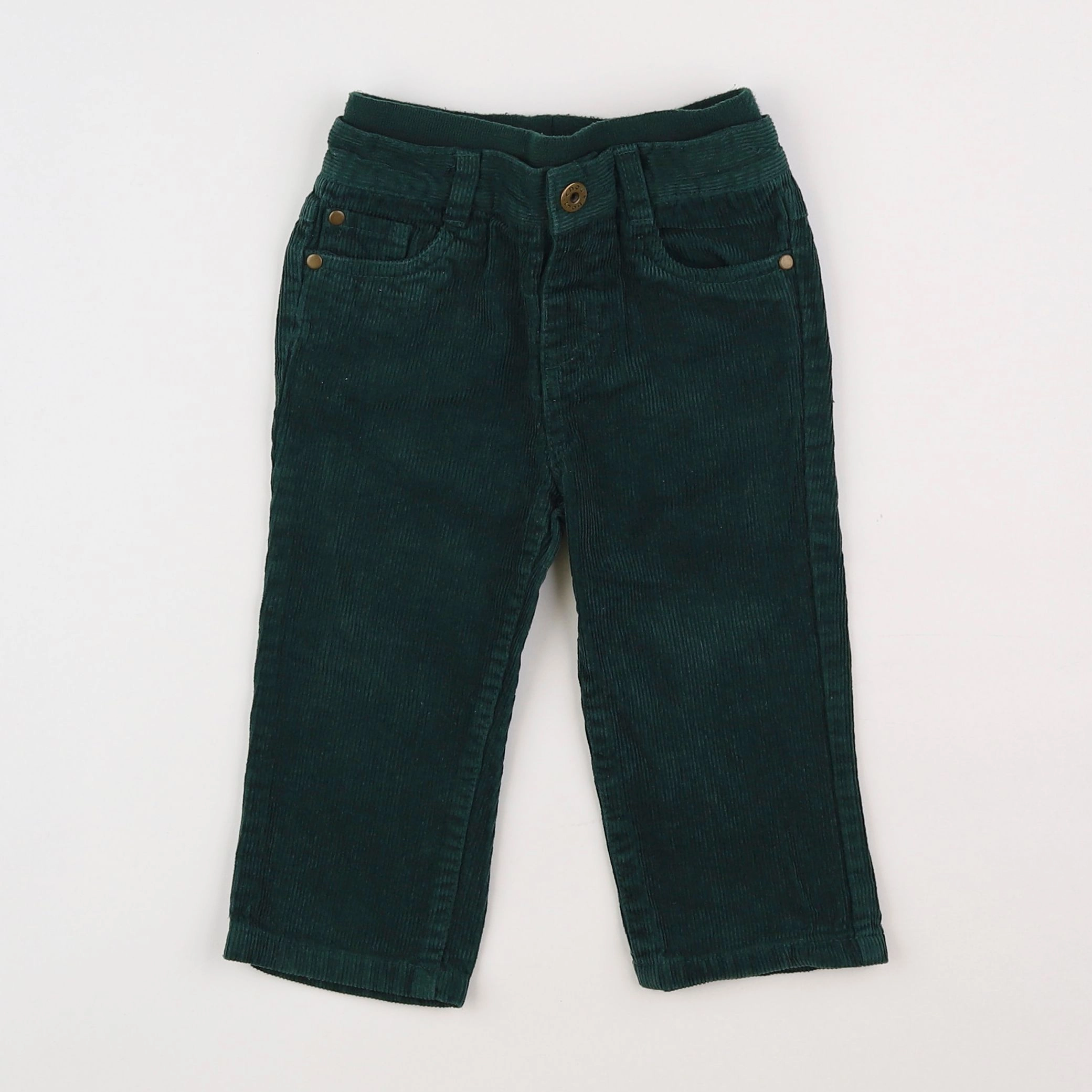 Boutchou - pantalon vert - 9 mois