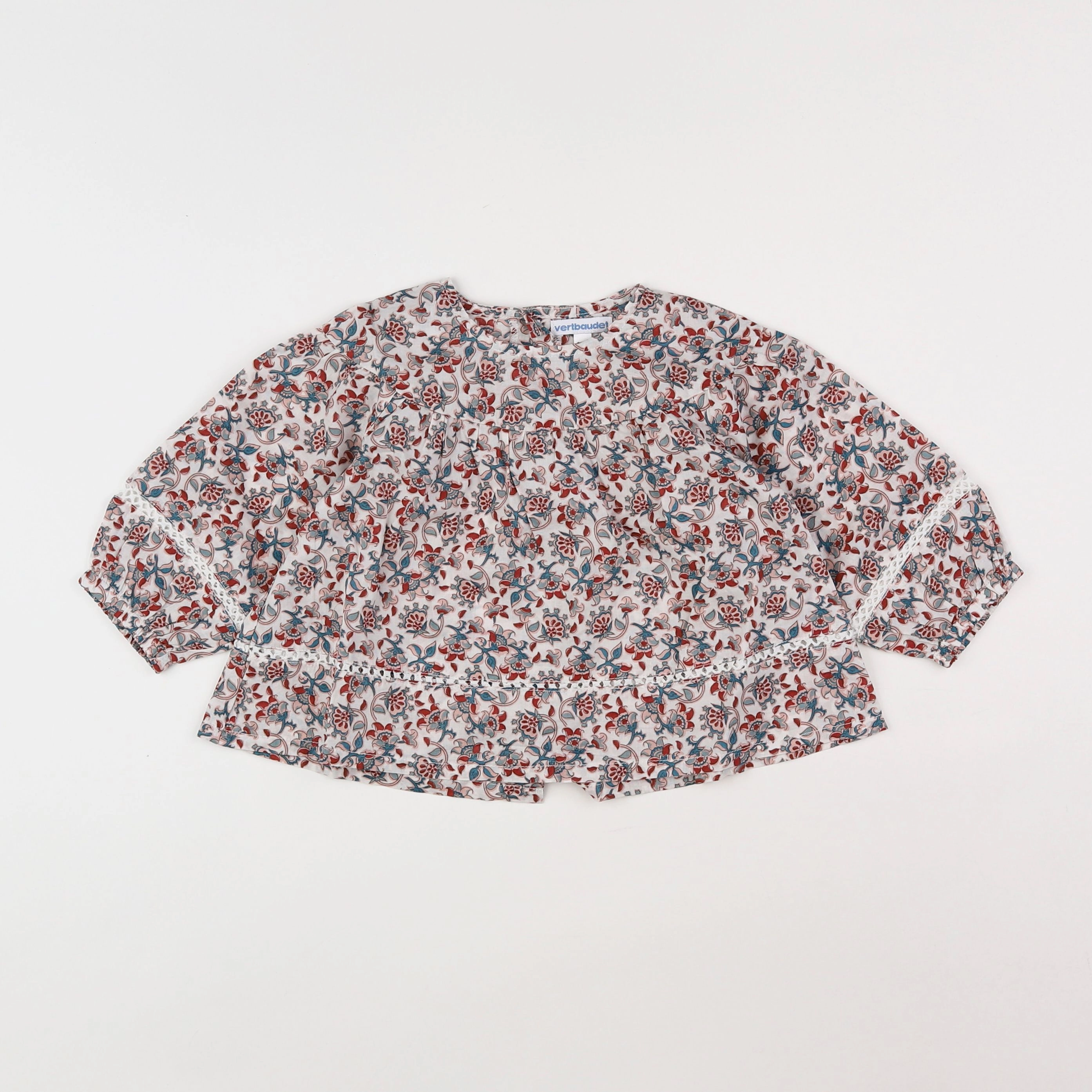 Vertbaudet - blouse multicolore - 18 mois