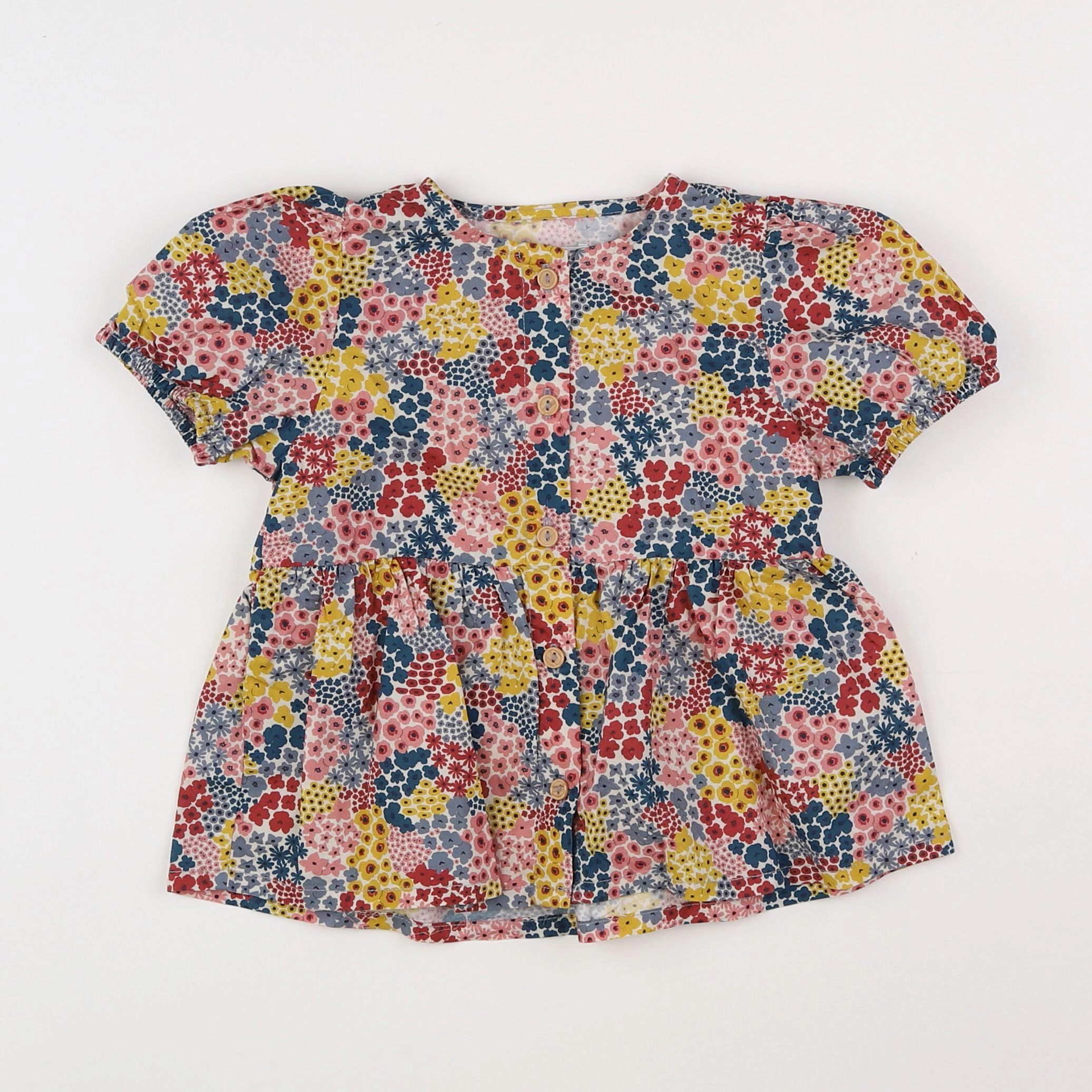 Vertbaudet - blouse multicolore - 2 ans