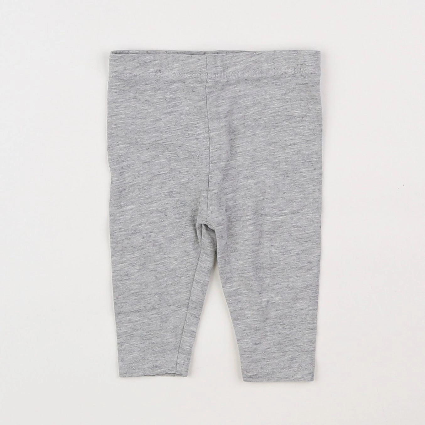 Vertbaudet - legging gris, argent - 1 mois