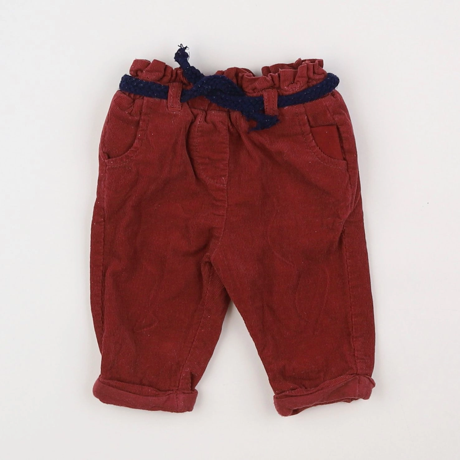 Vertbaudet - pantalon marron - 3 mois