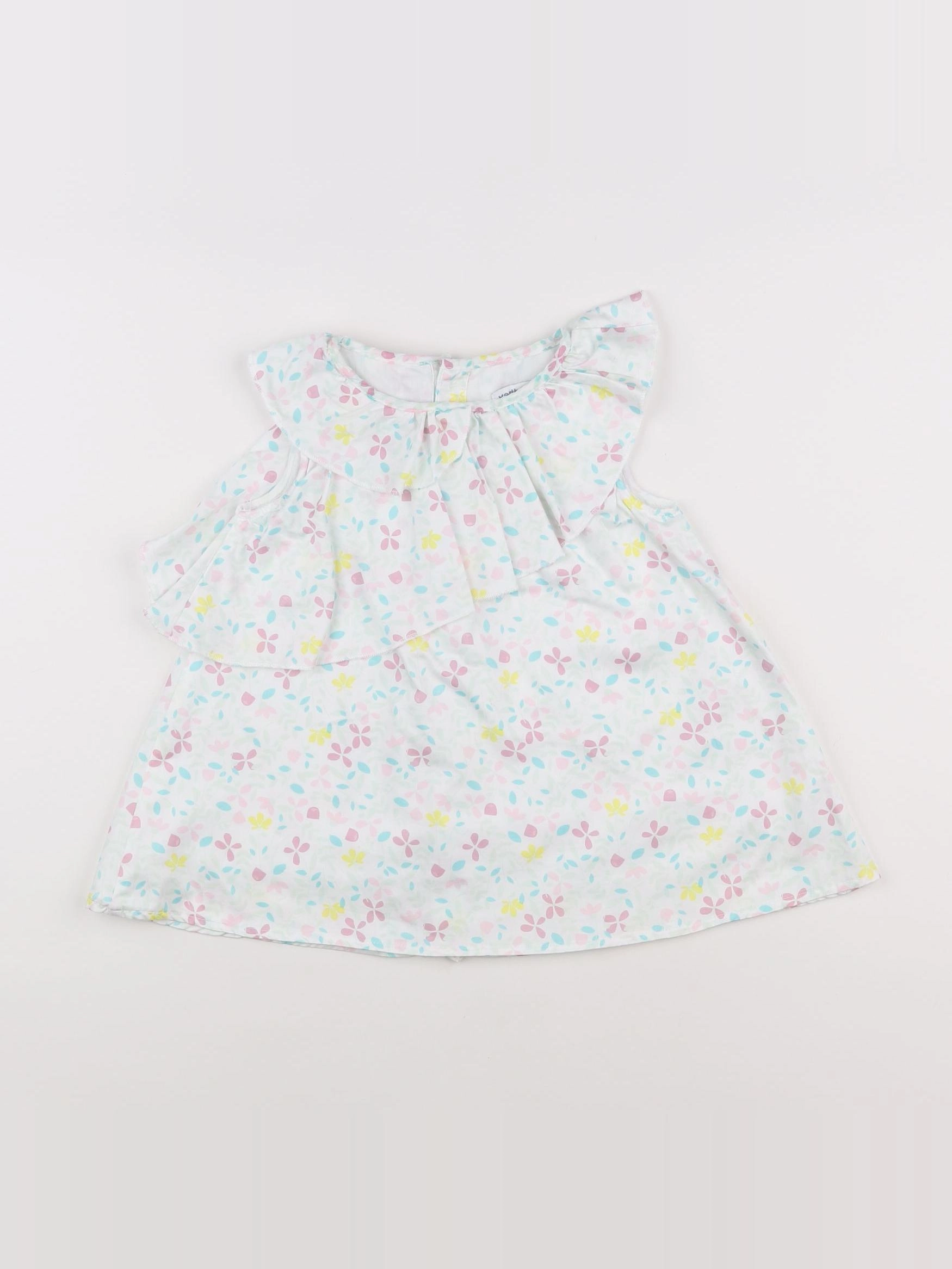 Vertbaudet - robe multicolore - 18 mois