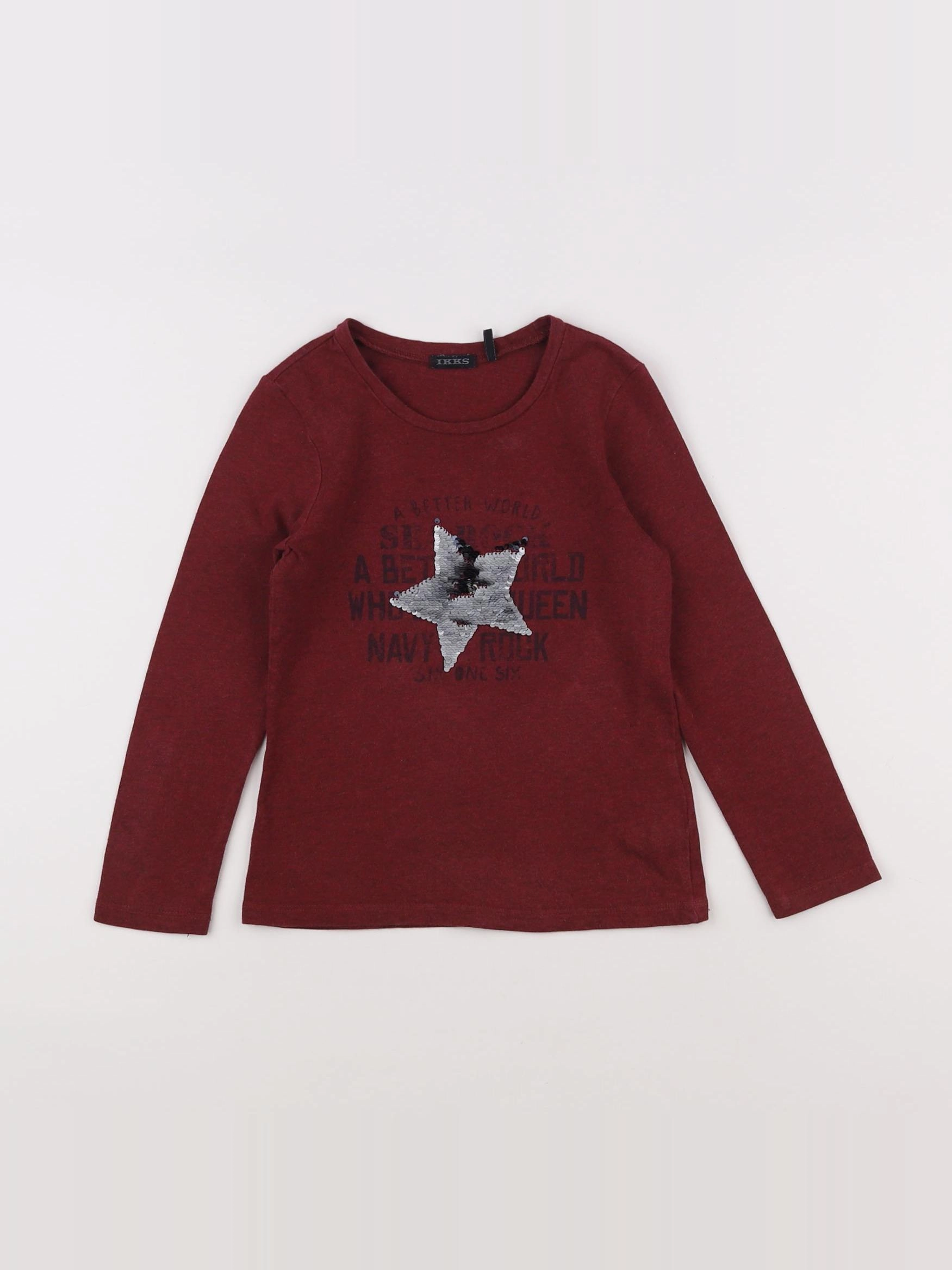 IKKS - tee-shirt rouge - 6 ans