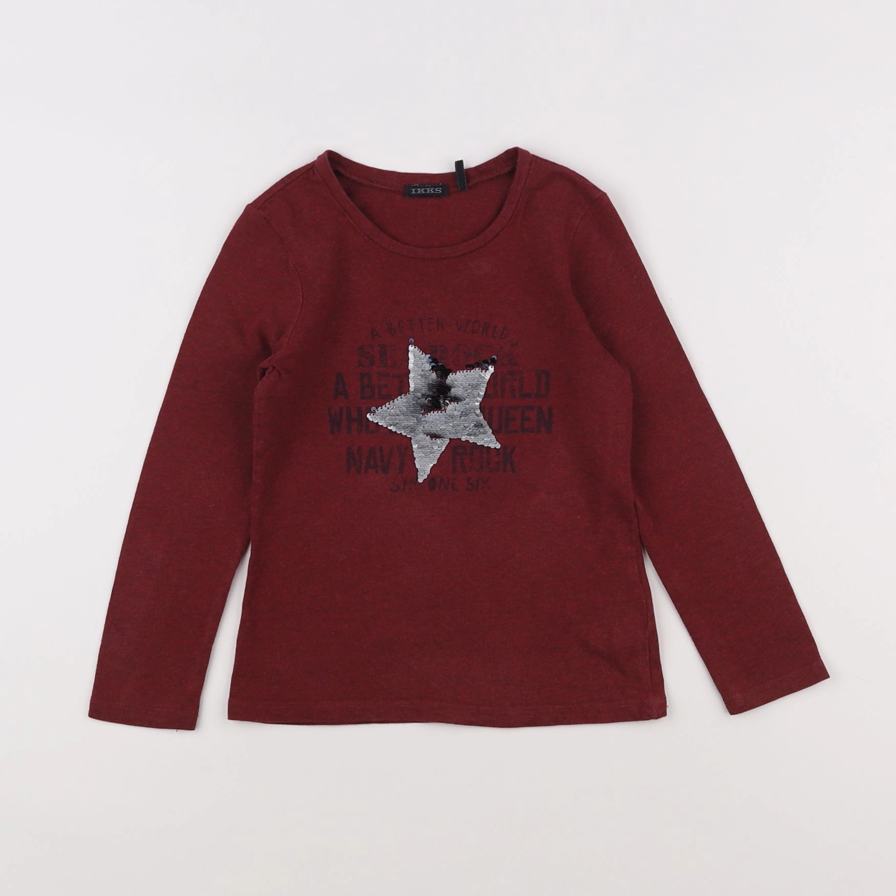 IKKS - tee-shirt rouge - 6 ans