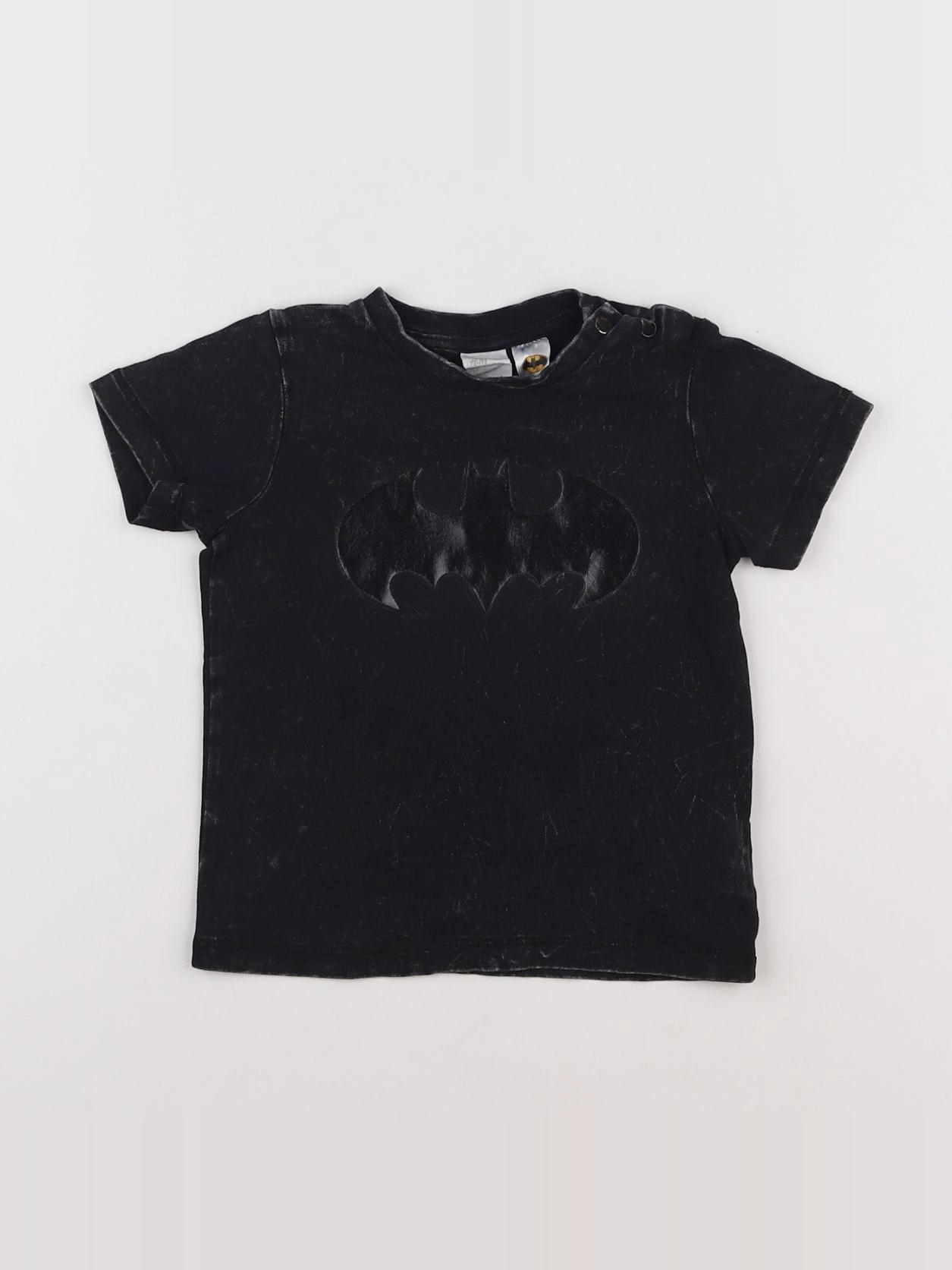 H&M - tee-shirt noir - 6/9 mois