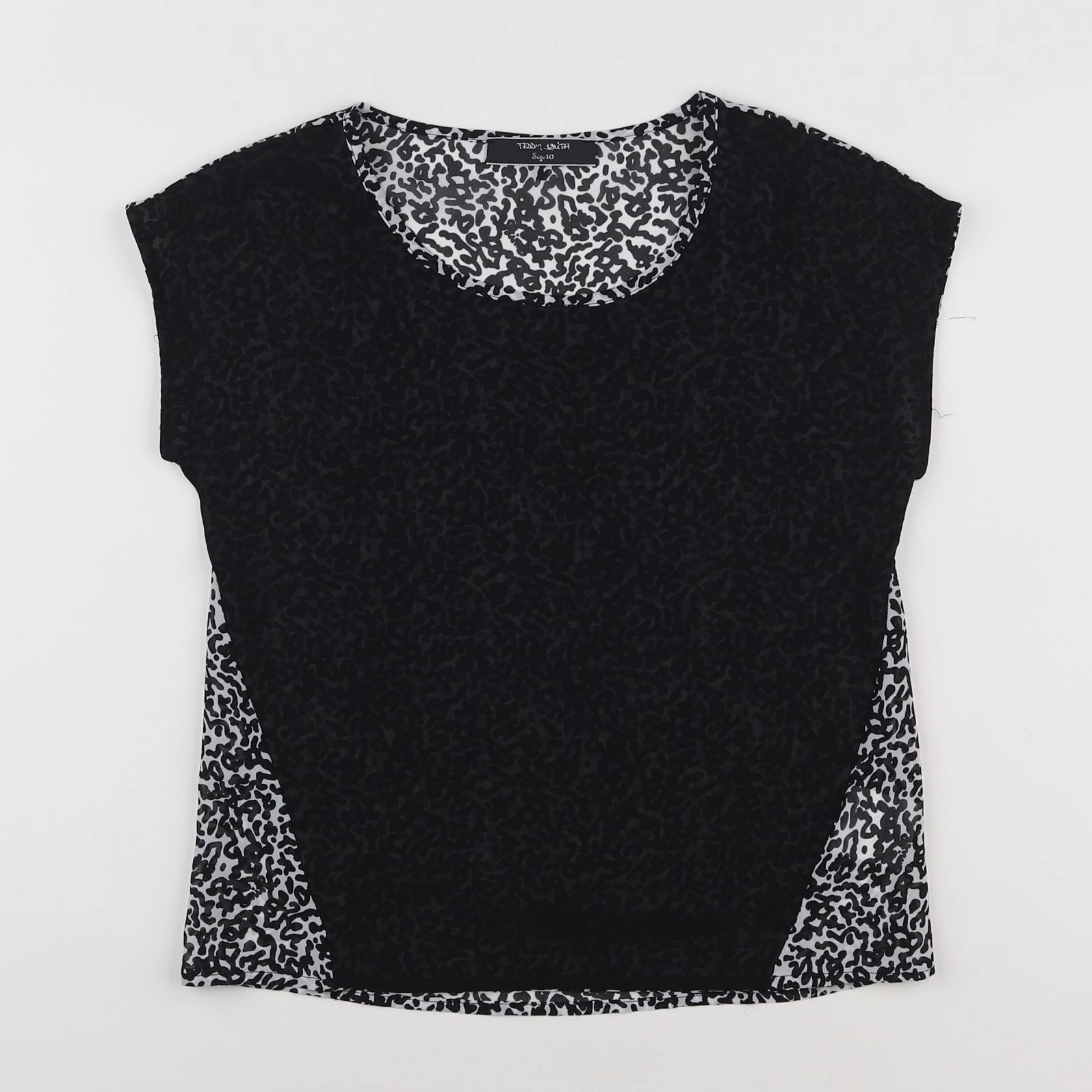 Teddy Smith - blouse noir, blanc - 10 ans