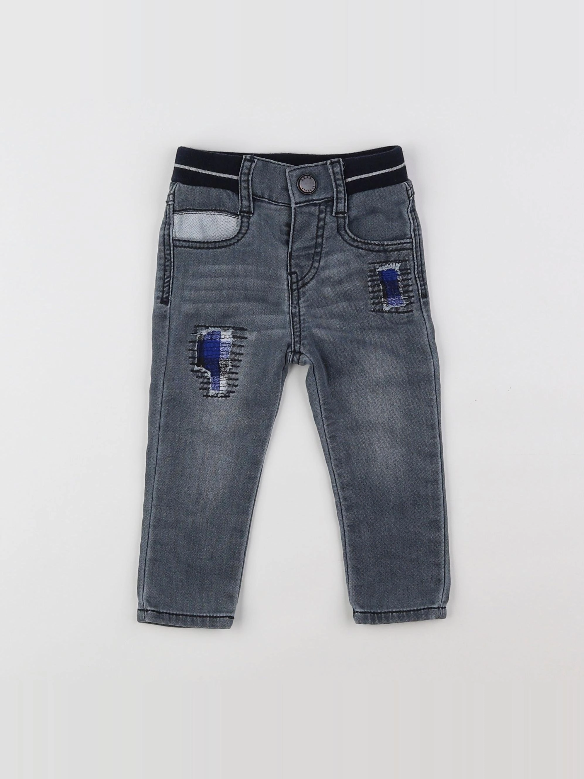 IKKS - jegging gris - 12 mois