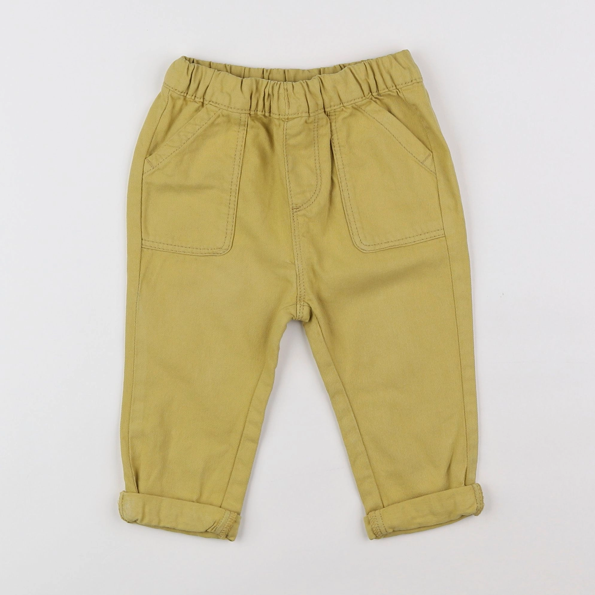 Tape à l'oeil - pantalon jaune - 12 mois