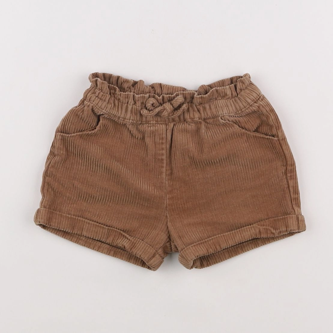 Vertbaudet - short marron - 2 ans