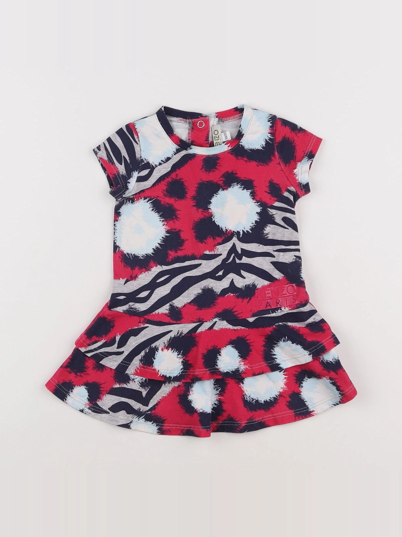 Kenzo - robe bleu, rose - 18 mois