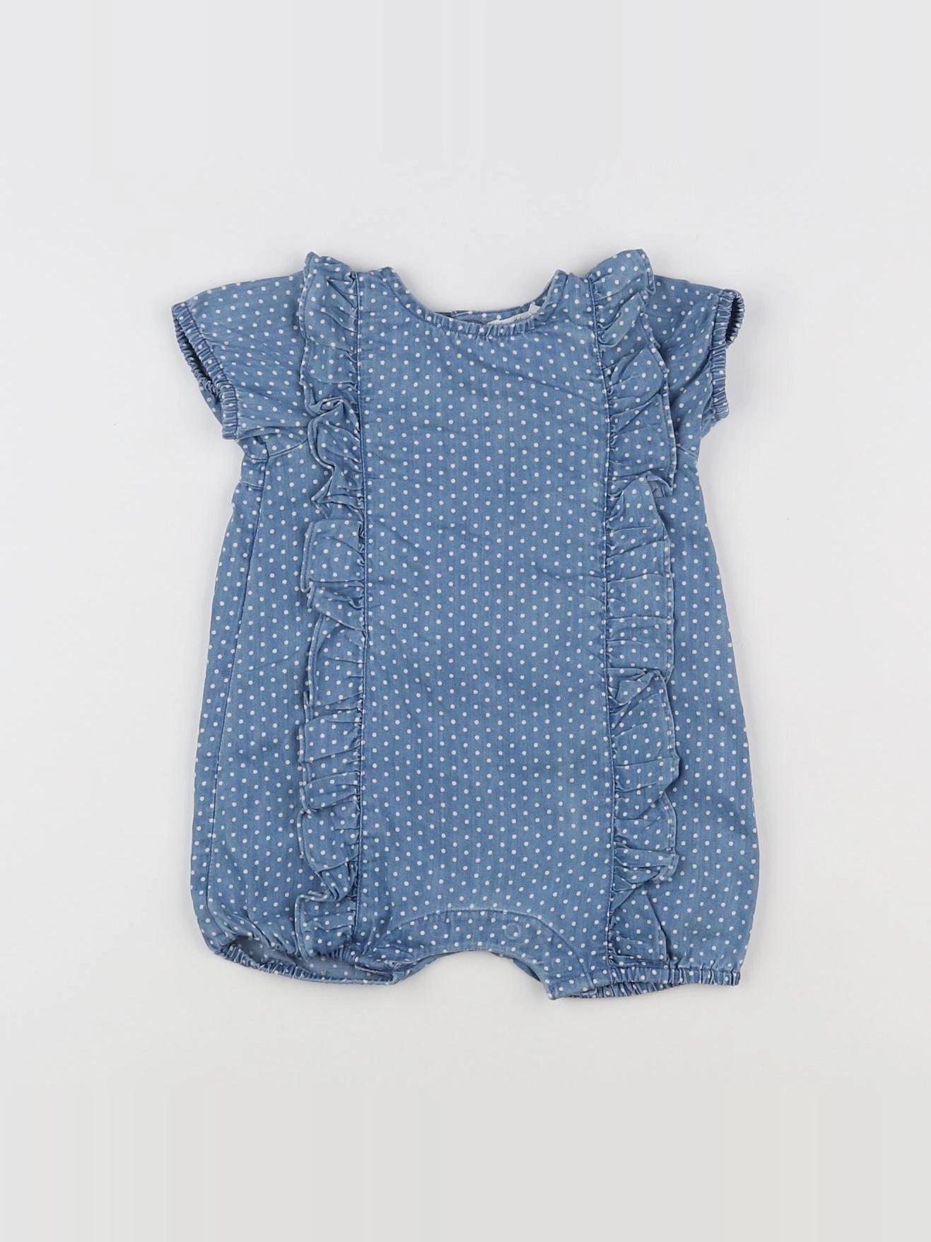 Boutchou - combinaison bleu - 3 mois