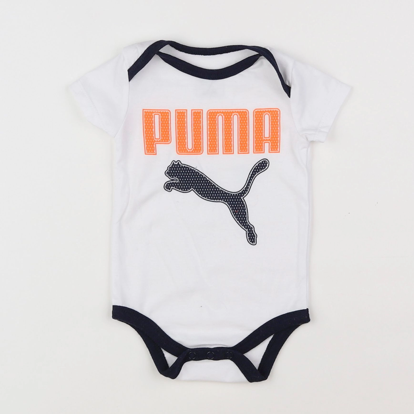 Puma - body blanc, bleu - 0/3 mois