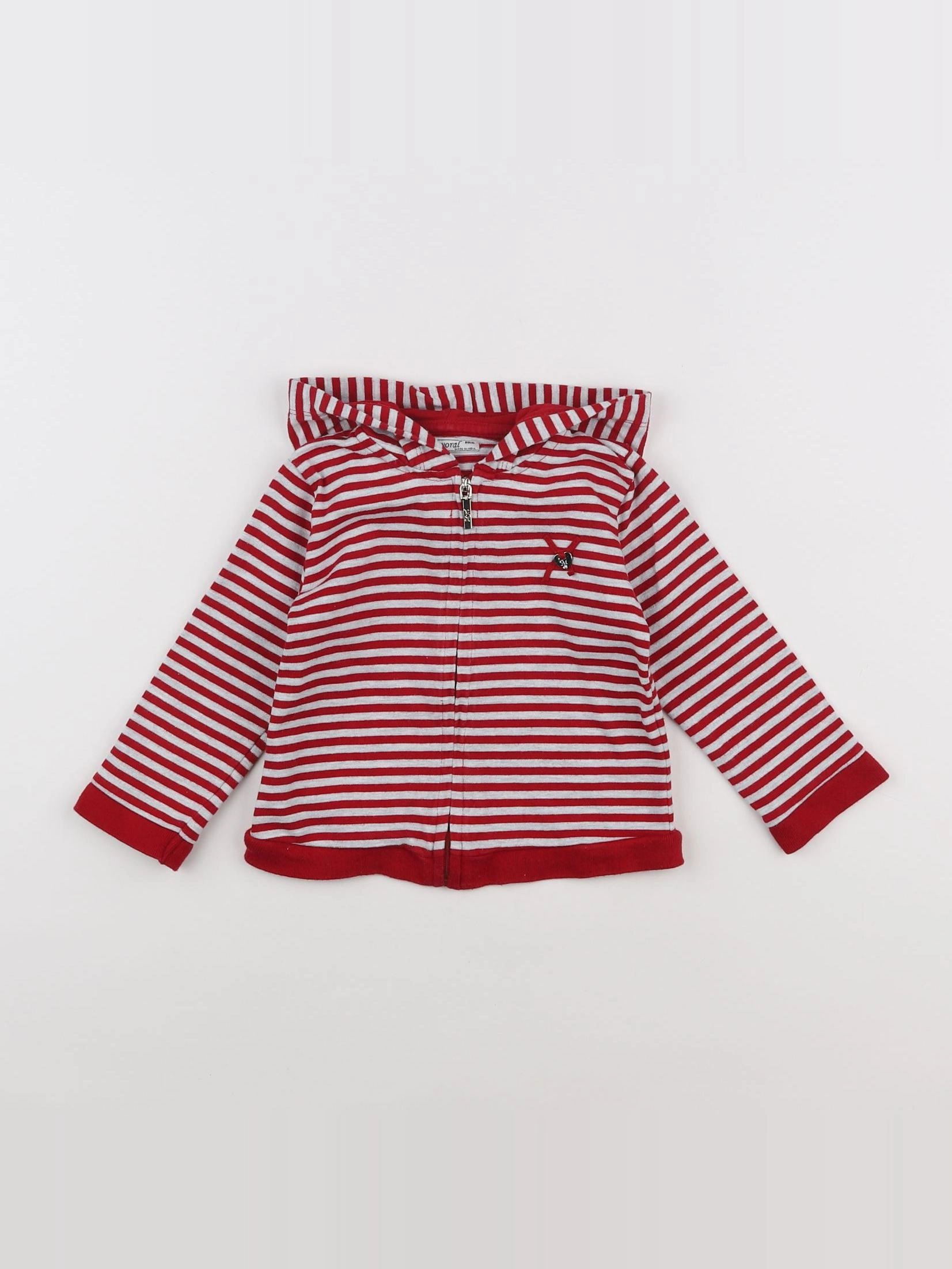 Mayoral - sweat rouge - 12 mois