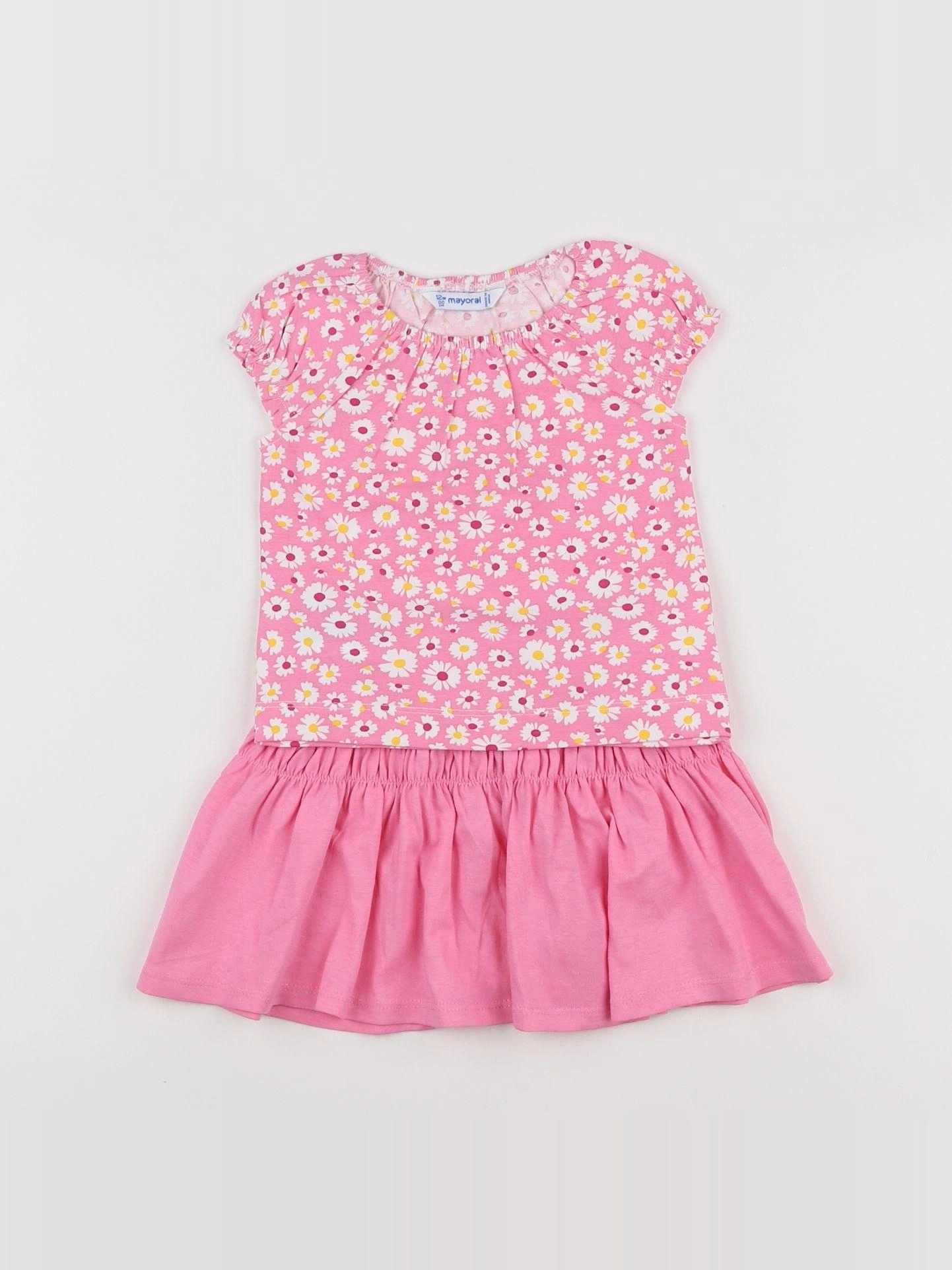 Mayoral - ensemble rose - 12 mois
