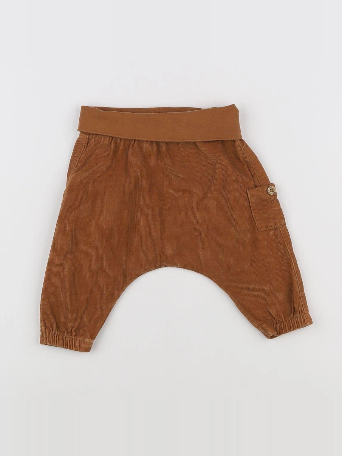 H&M - sarouel marron - 1/3 mois