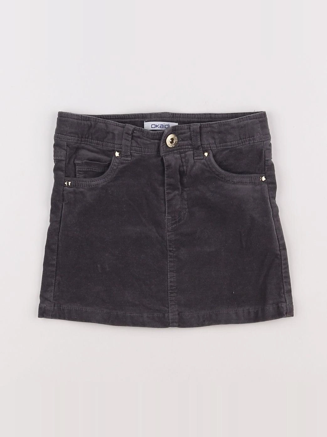 Okaidi - jupe gris - 4 ans