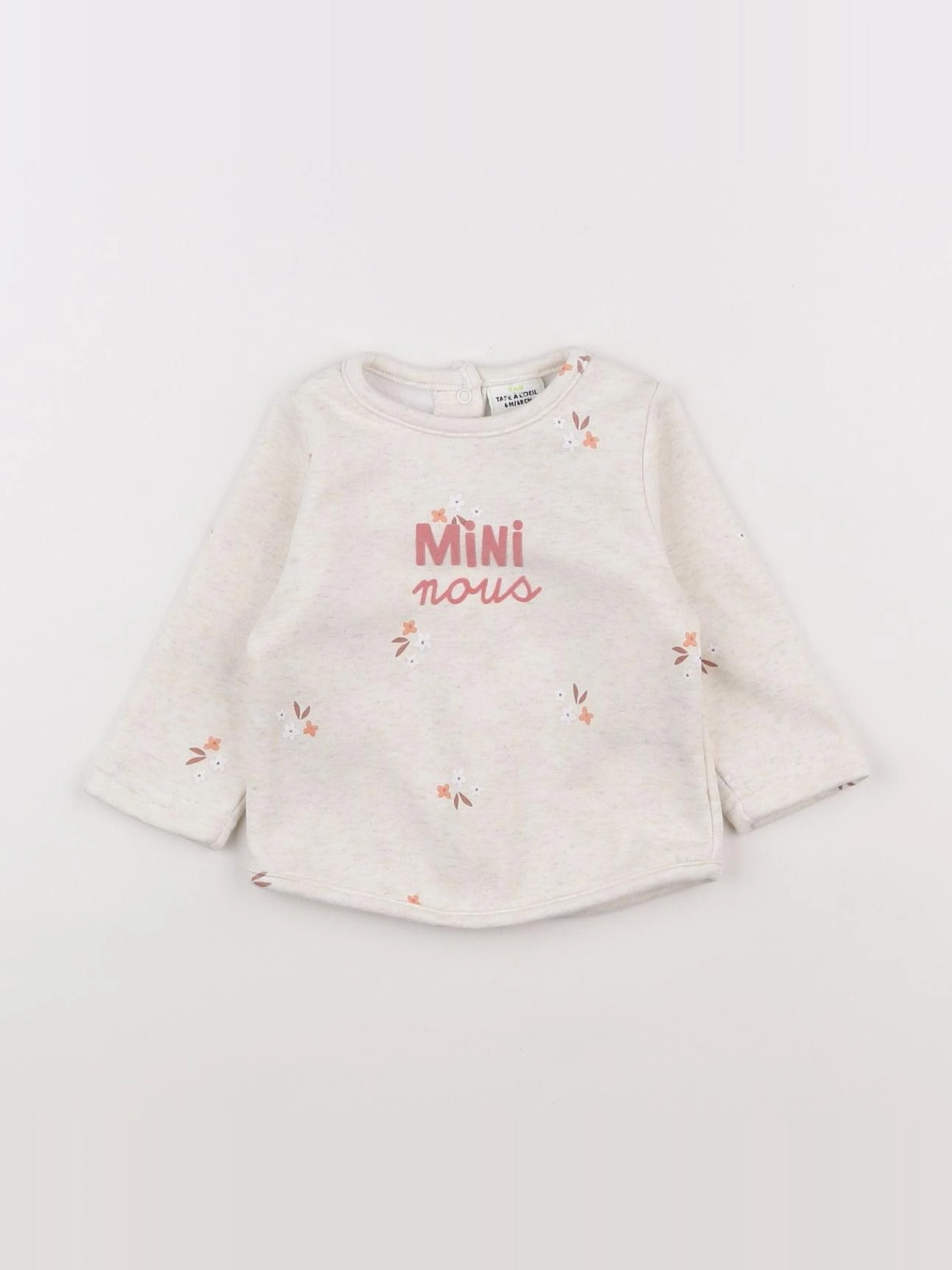 Tape à l'oeil - sweat multicolore - 6 mois