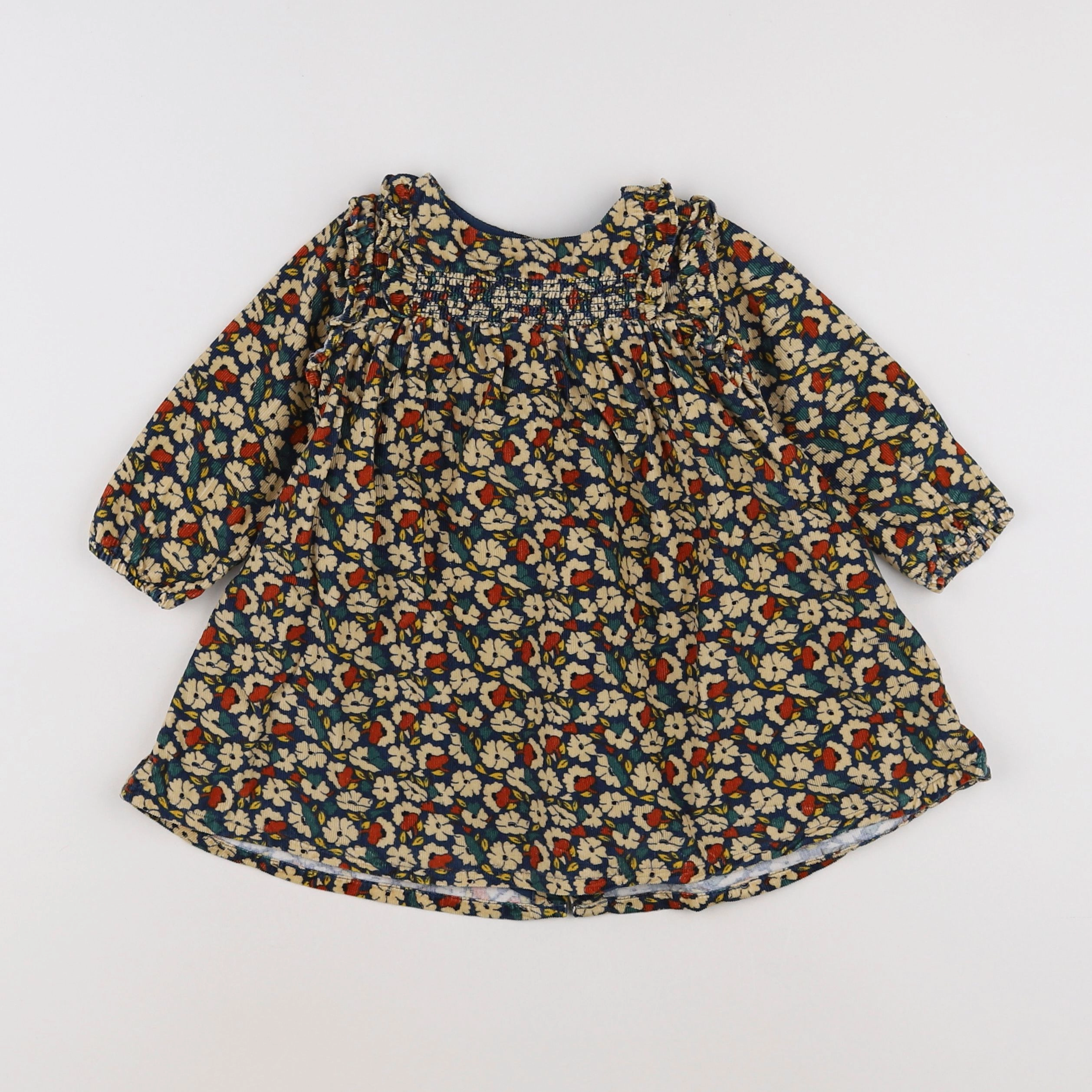 Boutchou - robe multicolore - 12 mois