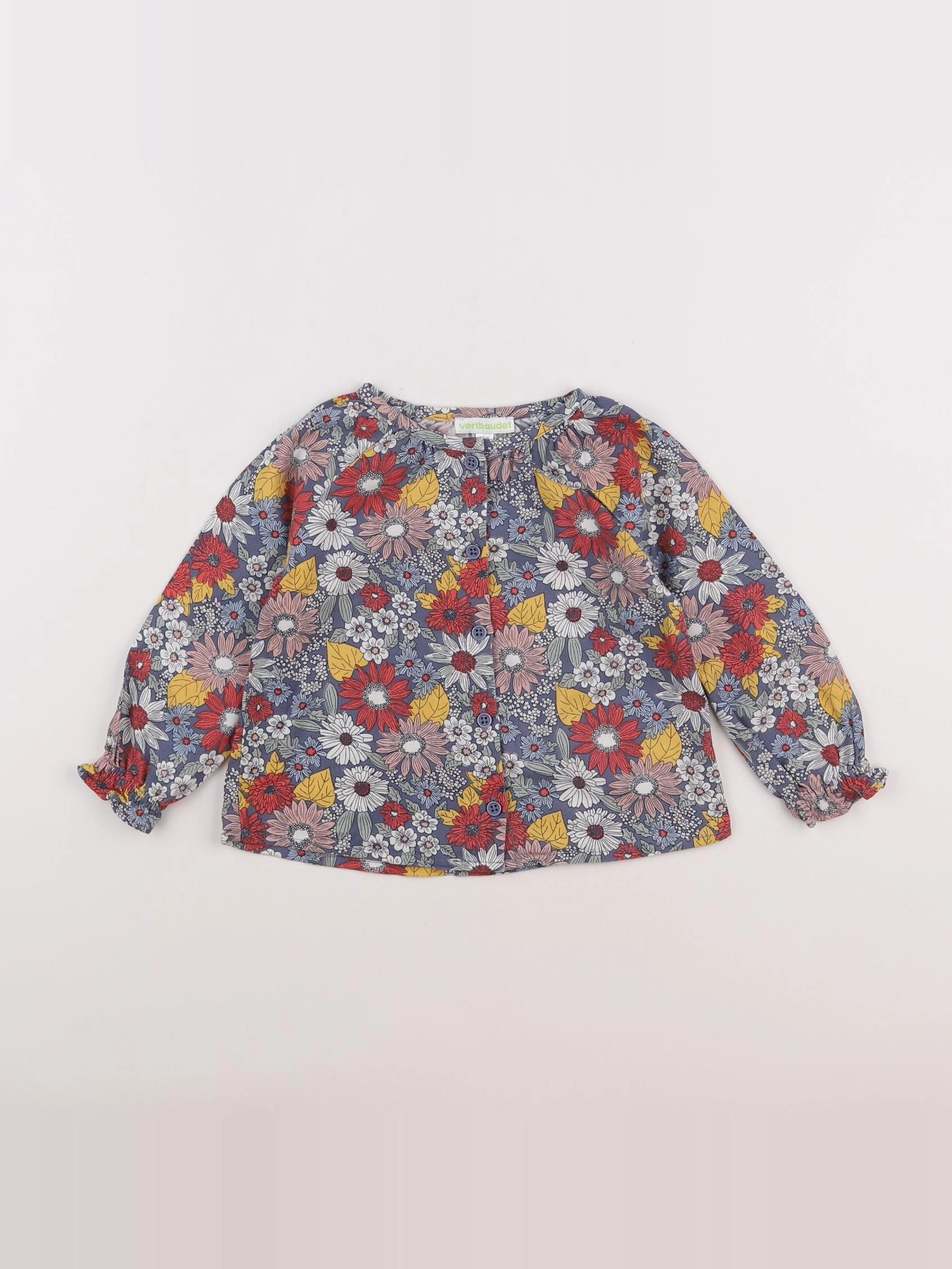 Vertbaudet - blouse multicolore - 2 ans