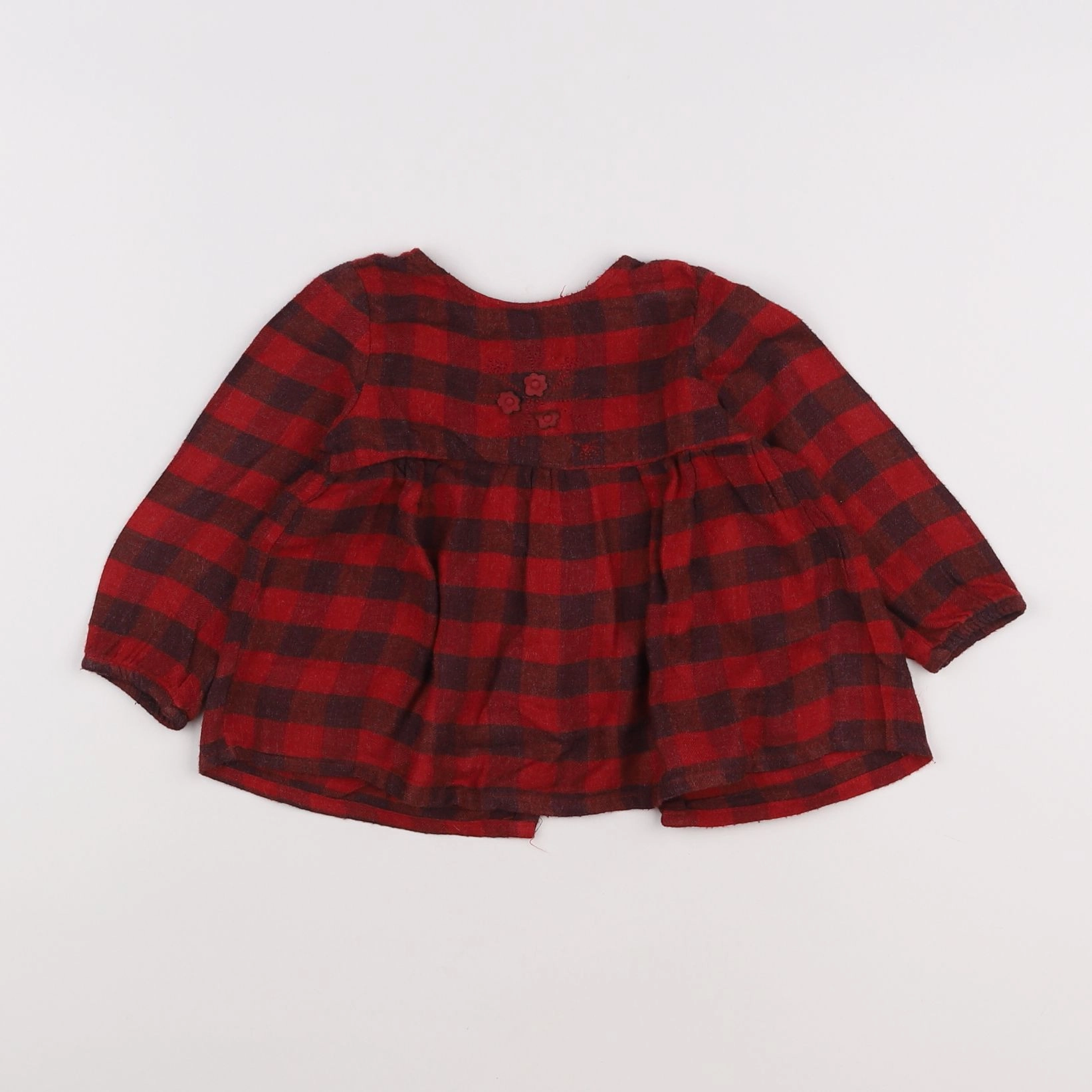Zara - blouse rouge - 12/18 mois