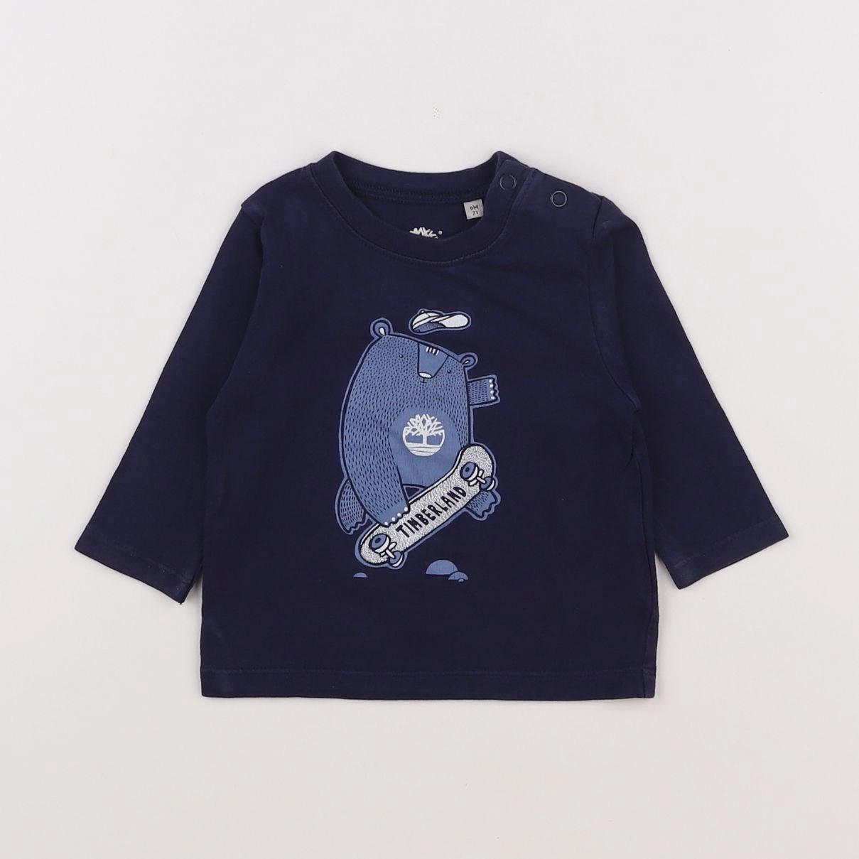 Timberland - tee-shirt bleu - 9 mois