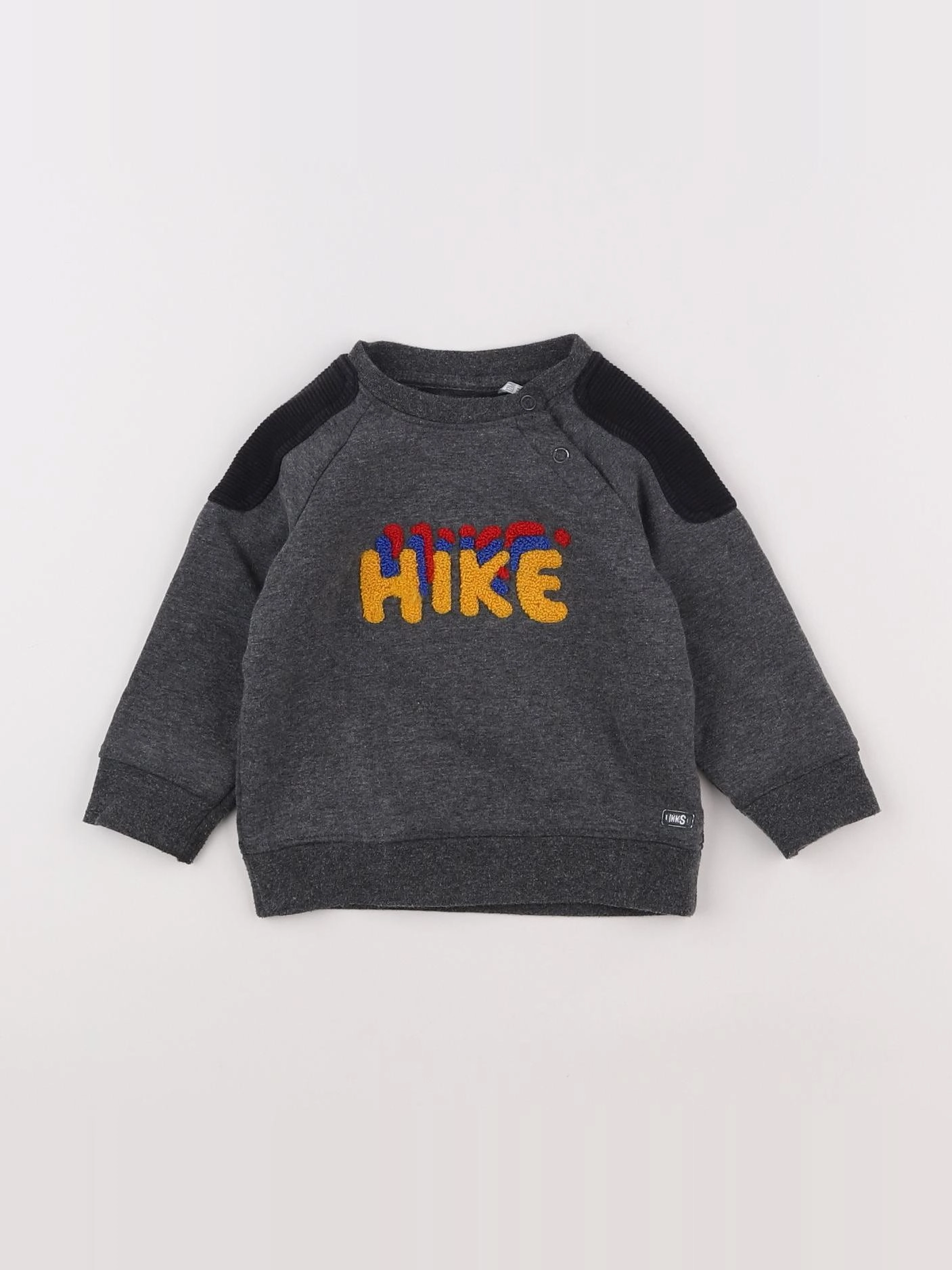 IKKS - sweat gris - 12 mois