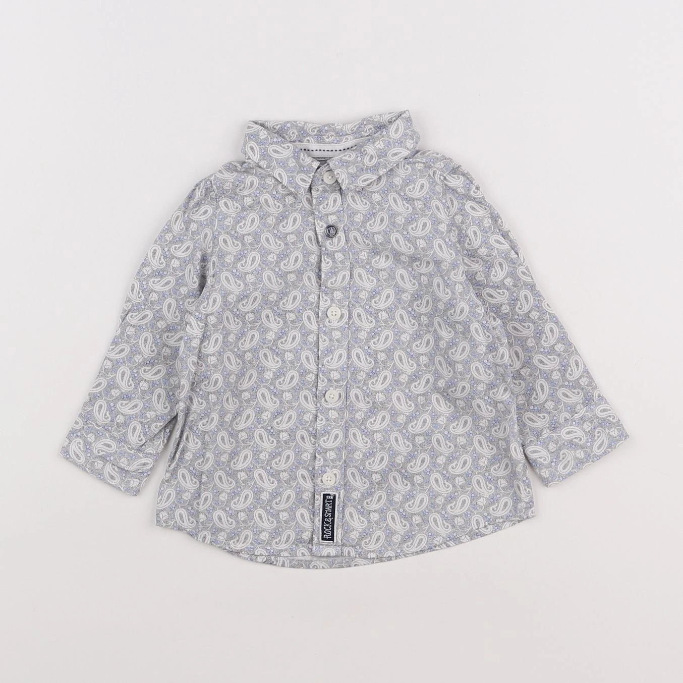 IKKS - chemise gris - 6 mois